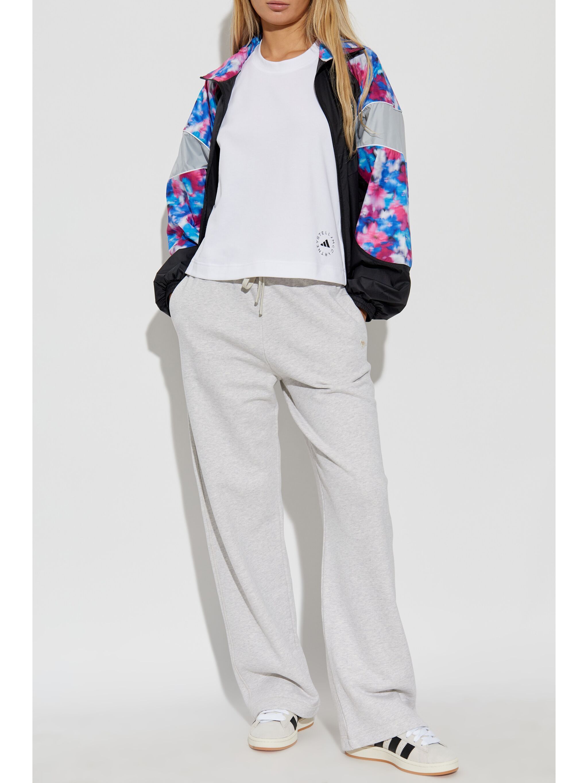 Maison Kitsune o1s22i1n1124 Baby Fox Wide-Leg jogger in Grey Size 30" / US 8 / IT 44 - 2 Thumbnail