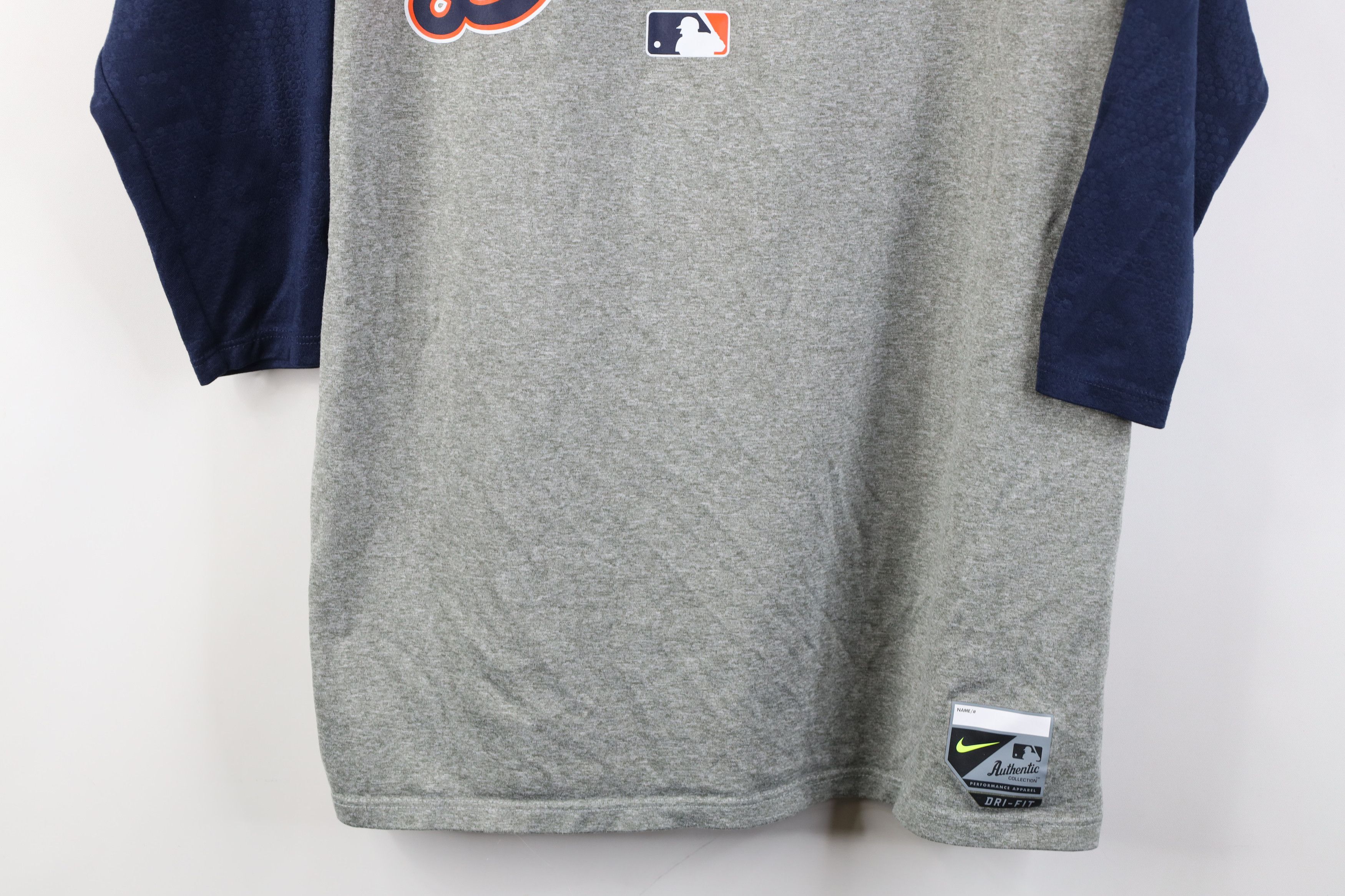 Nike Nike Center Swoosh Detroit Tigers Baseball Raglan T-Shirt Size US L / EU 52-54 / 3 - 3 Thumbnail