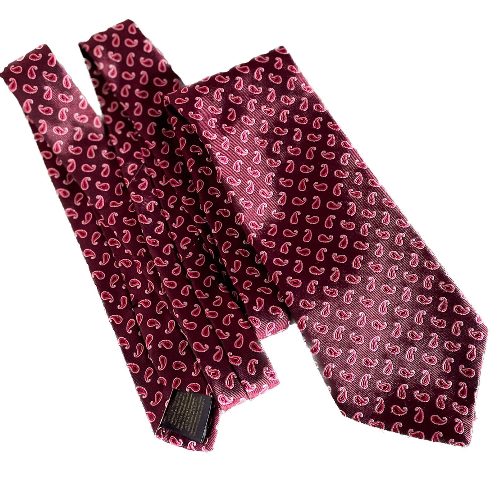 Brooks Brothers Brooks Brothers 100% silk paisley print tie necktie 3.5" w Size ONE SIZE - 4 Thumbnail