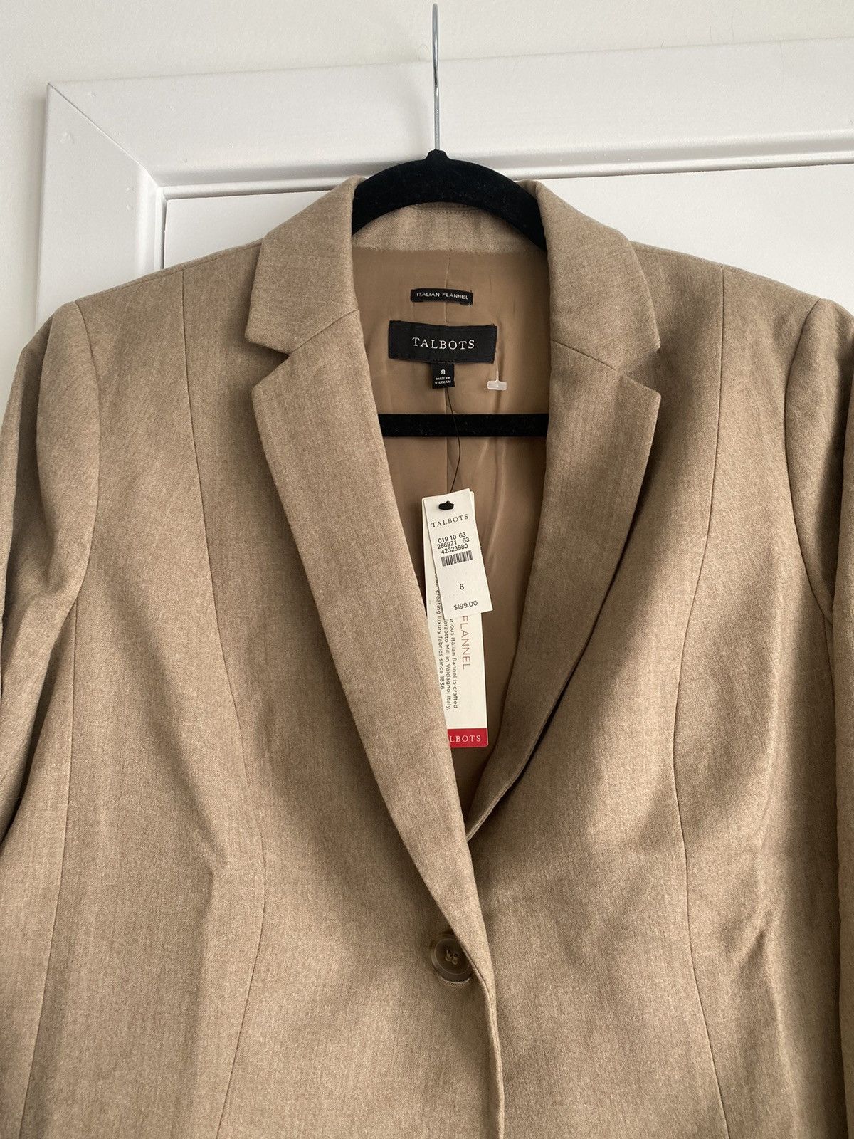 Talbots Talbots Italian Flannel 2Piece Blazer & Pants suits NWT Size M / US 6-8 / IT 42-44 - 5 Thumbnail