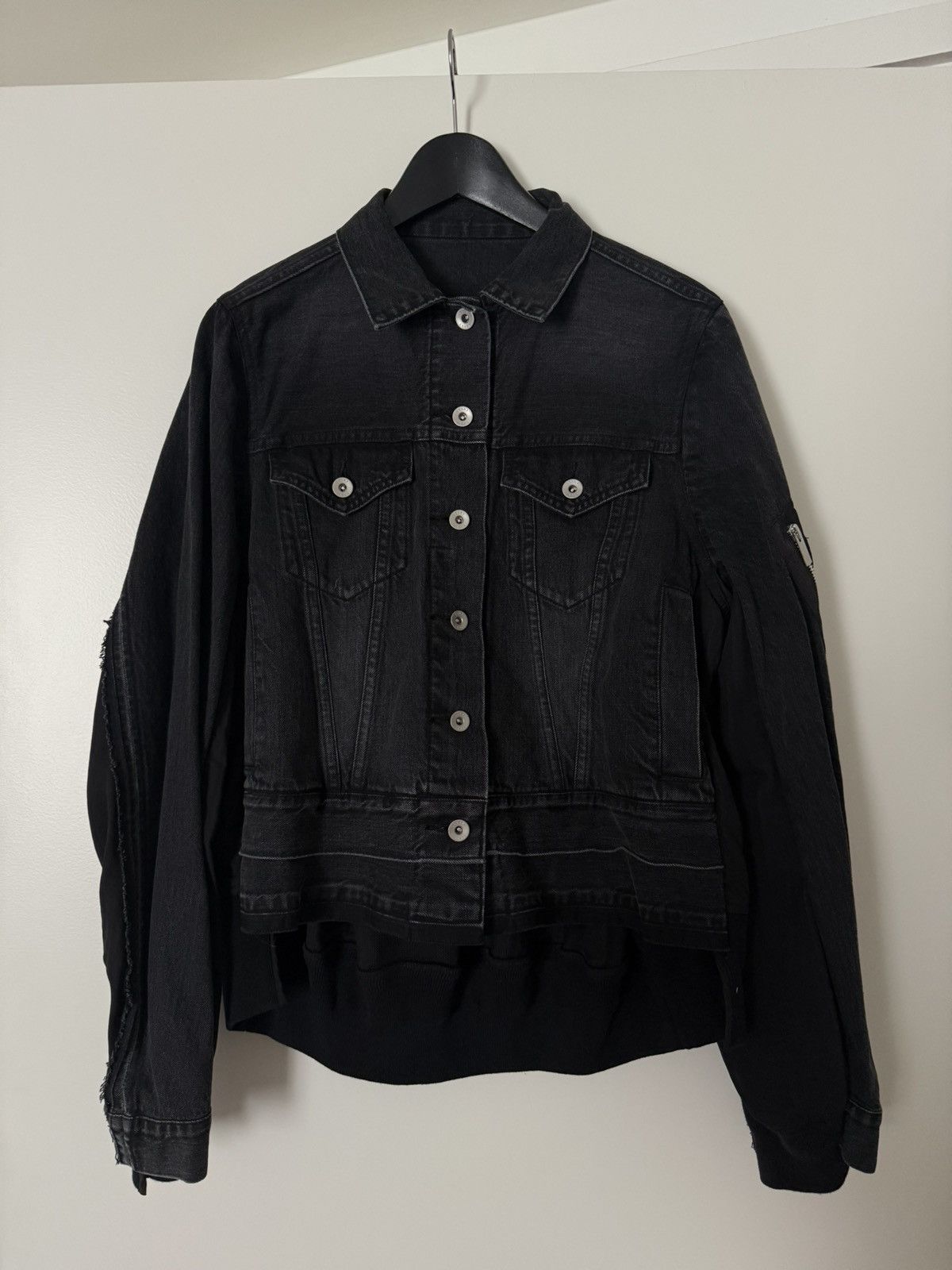 Sacai Sacai Denim Jacket Size M / US 6-8 / IT 42-44 - 1 Thumbnail