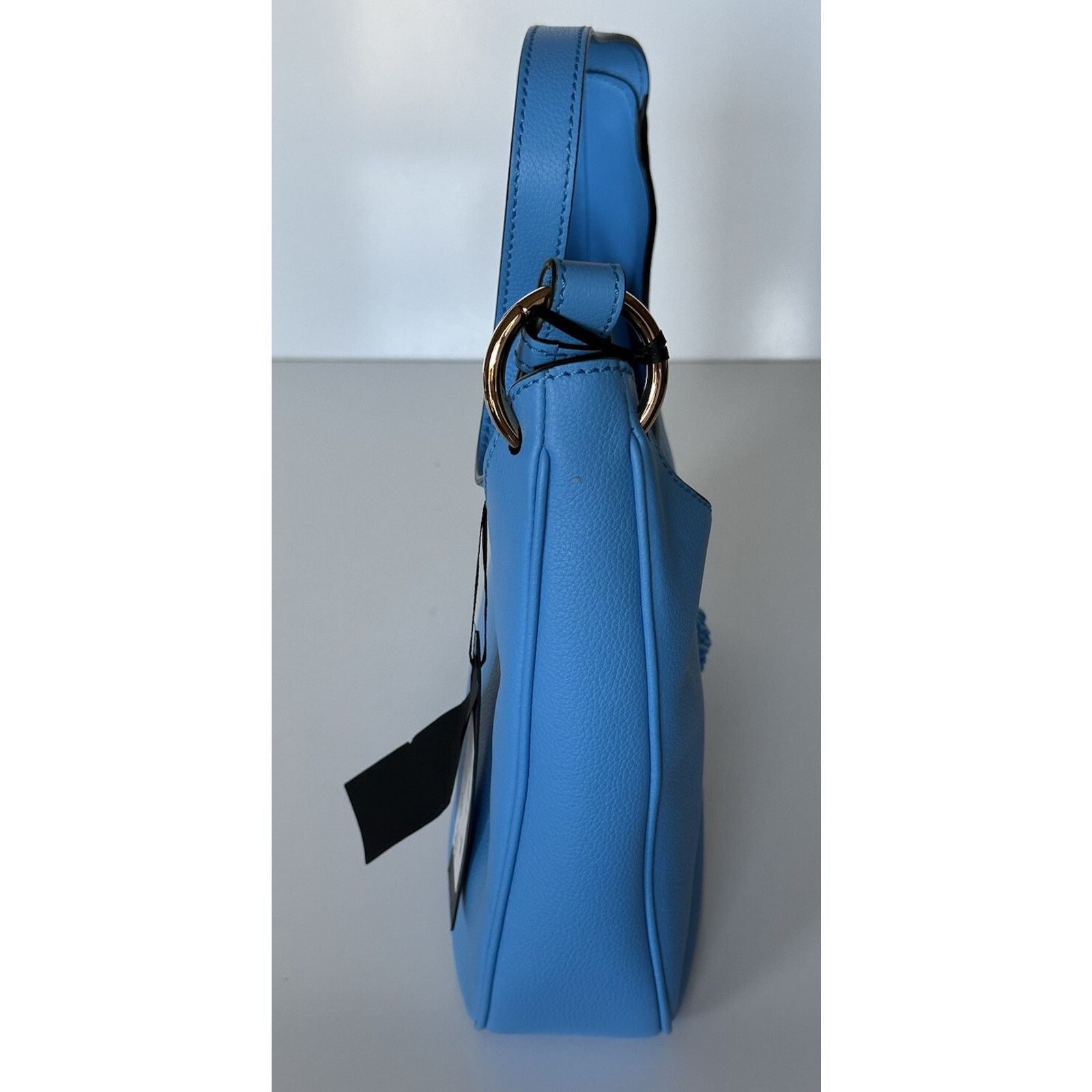 Versace Versace Medusa Head Leather Blue Medium Hobo Bag 1000699 Size ONE SIZE - 4 Thumbnail