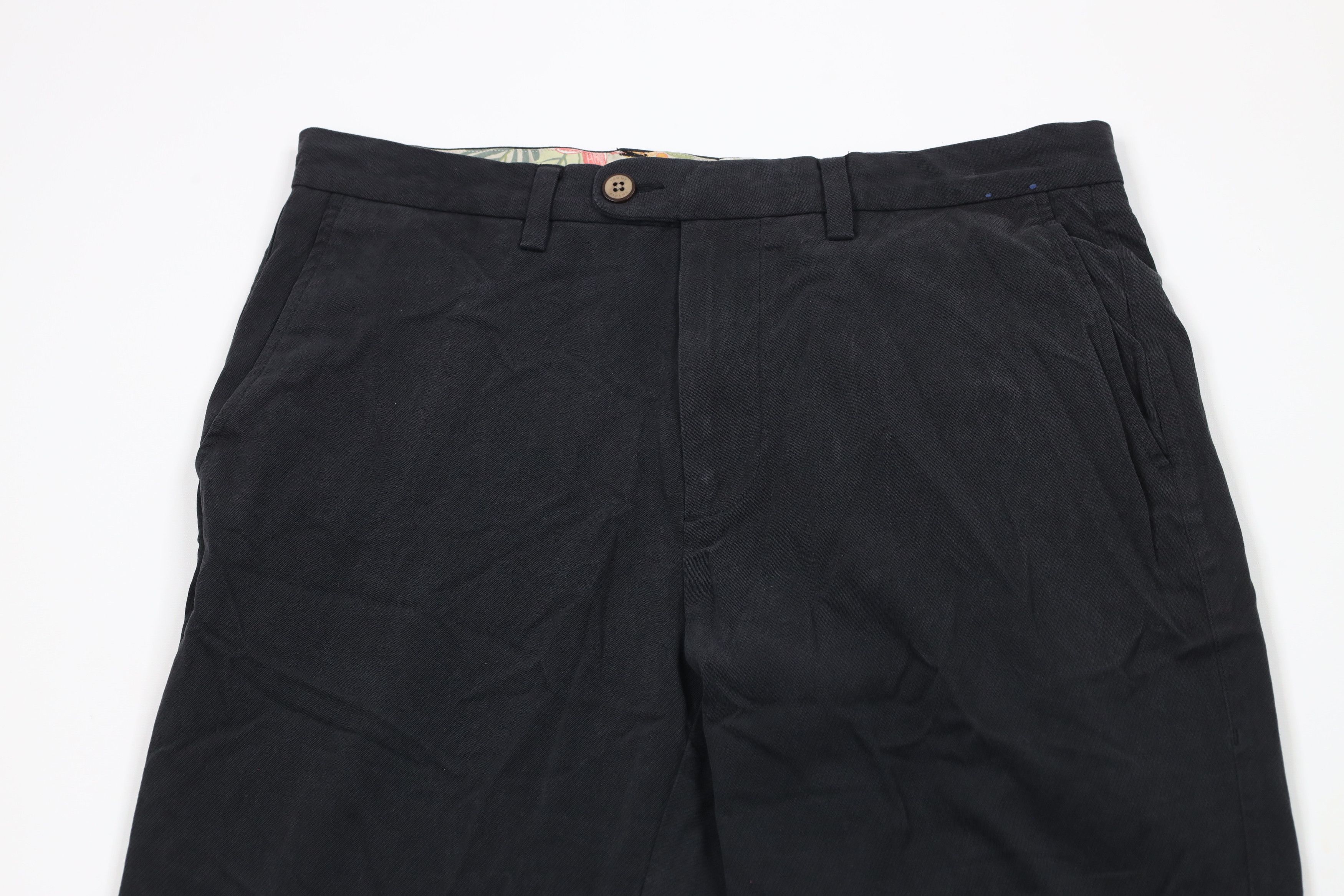 Tommy Bahama × Vintage Vintage Y2K Tommy Bahama Blend Wide Leg Chino Pants Black Size US 33 - 2 Thumbnail