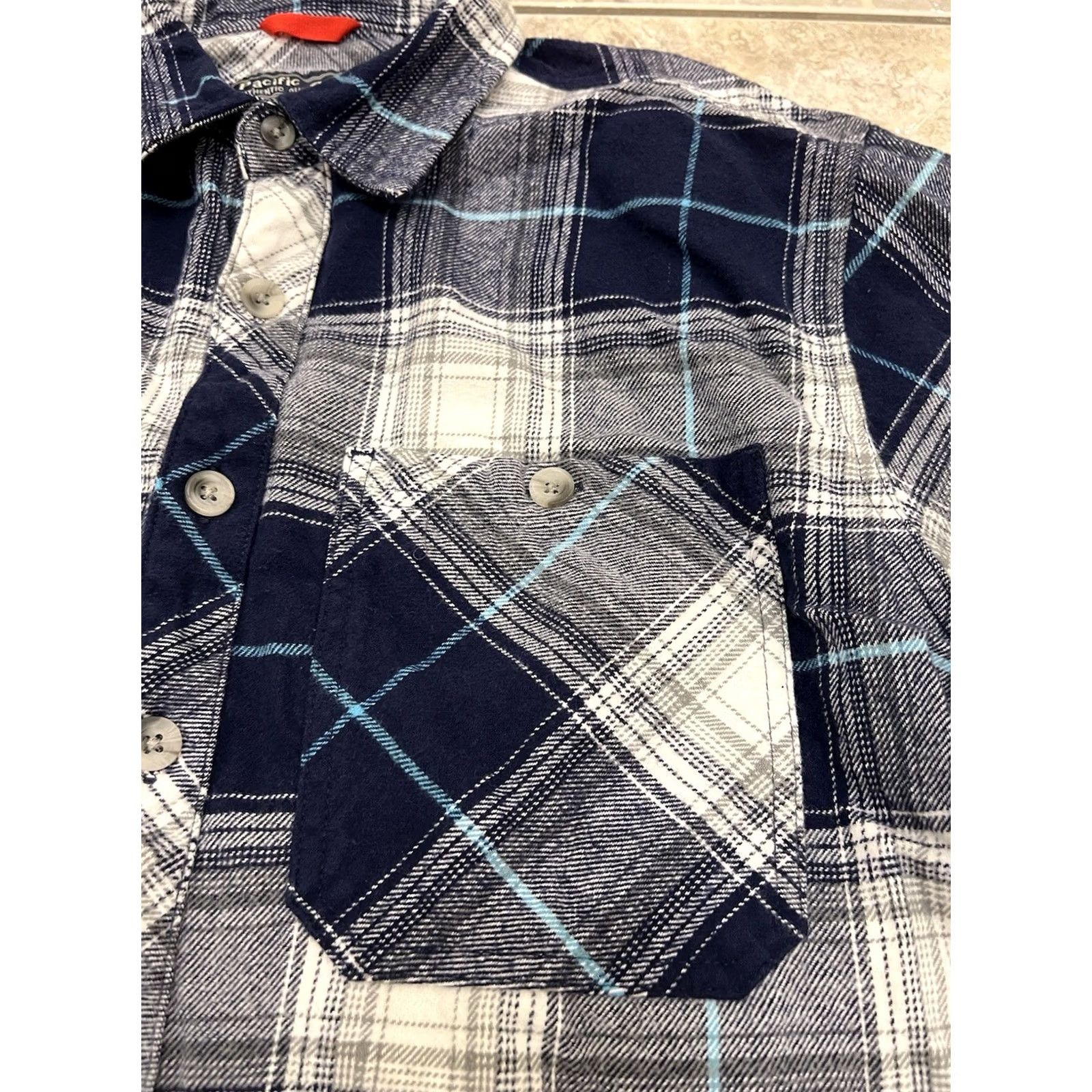 Vintage VINTAGE Mens Large Tall Pacific Crest Plaid Flannel Shirt EXCELLENT Size US L / EU 52-54 / 3 - 4 Thumbnail