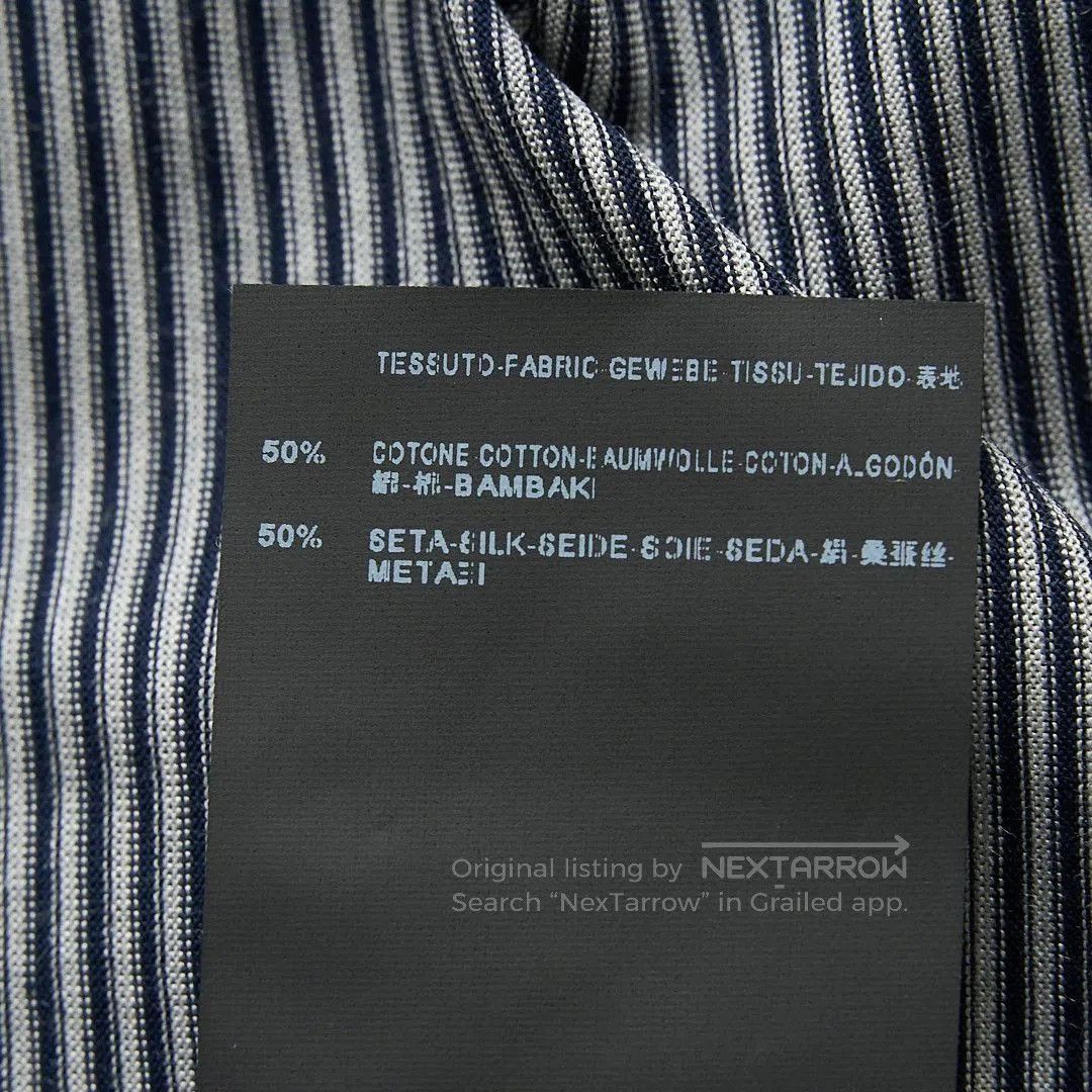 Saint Laurent Paris Saint Laurent Men's Striped Crewneck T-Shirt. Size US M / EU 48-50 / 2 - 8 Thumbnail