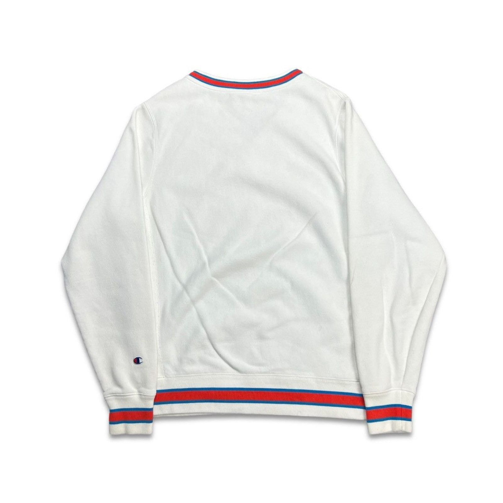 Champion × Vintage Champion Sweatshirt Medium Script Spell Out Pullover V Neck Size US M / EU 48-50 / 2 - 5 Thumbnail