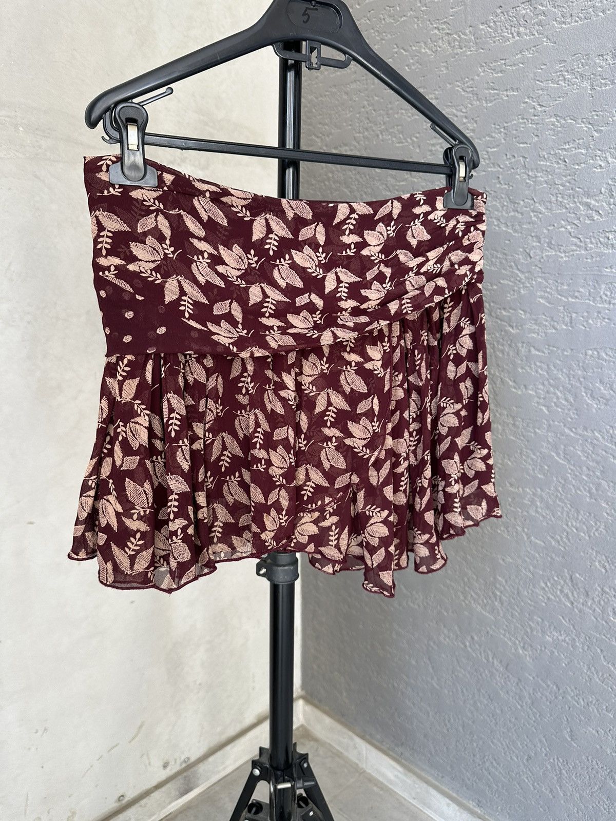 Isabel Marant Etoile Isabel Marant Etolie mini skirt Burgundy size 38 Size 26" / US 2 / IT 38 - 11 Thumbnail