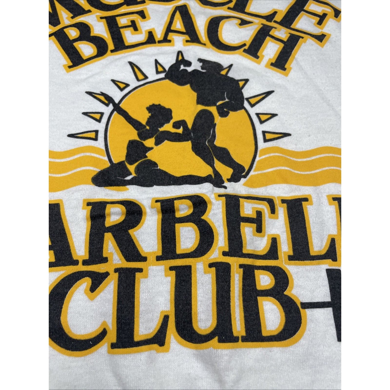 Other 80s Muscle Beach Barbell Club Single Stitched T Shirt NWOT S Size US S / EU 44-46 / 1 - 5 Thumbnail