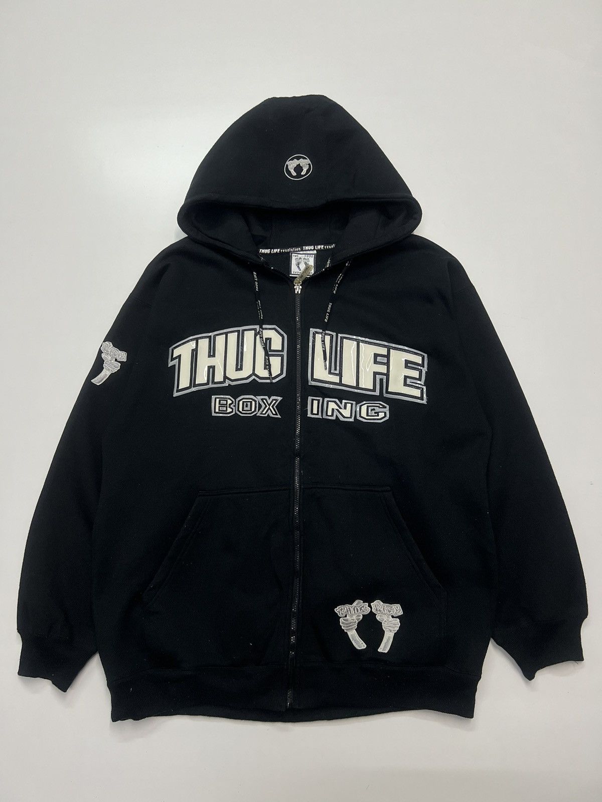 Japanese Brand THUG LIFE BOXING HOODIE Size US XL / EU 56 / 4 - 1 Thumbnail