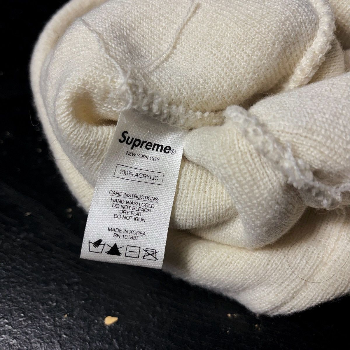 Supreme FW2020 Week 3 Supreme Beanie “Love Supreme” White Colorway Size ONE SIZE - 4 Thumbnail