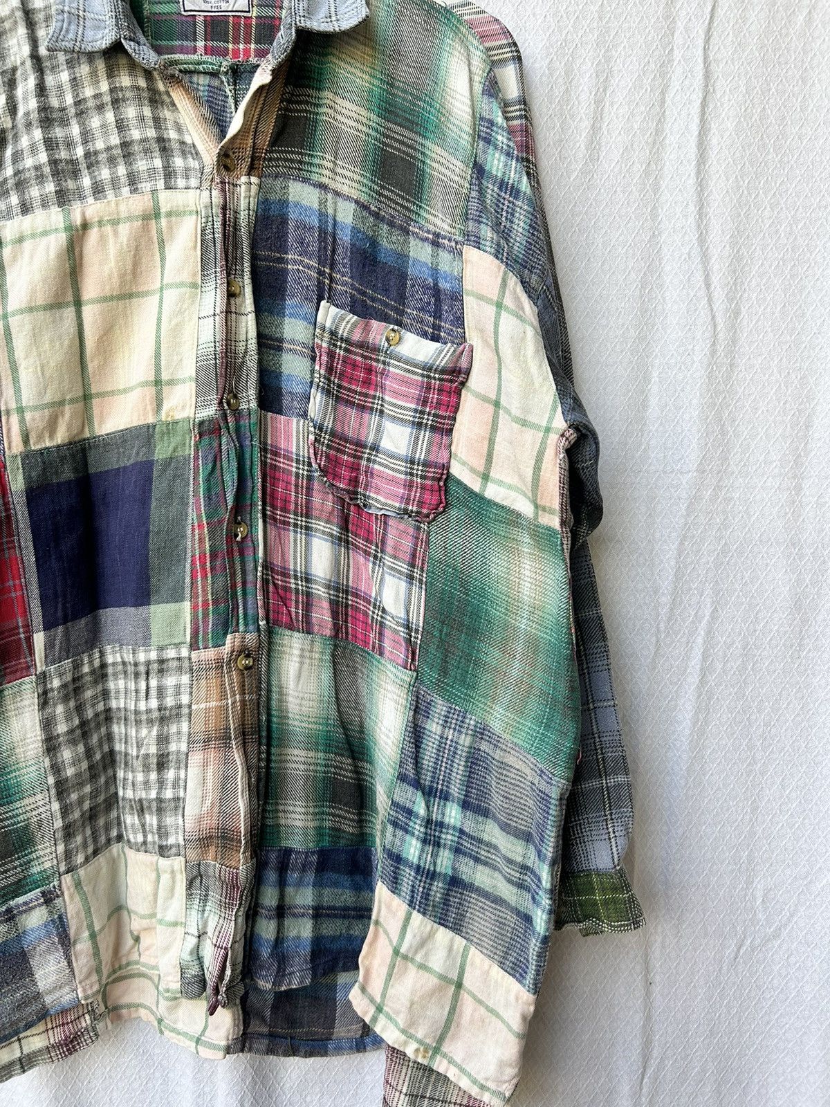 20471120 × Beauty Beast × Japanese Brand 💸BINDINGOFFER💸Redison japanese patchwork longsleeve shirt Size US XL / EU 56 / 4 - 3 Thumbnail