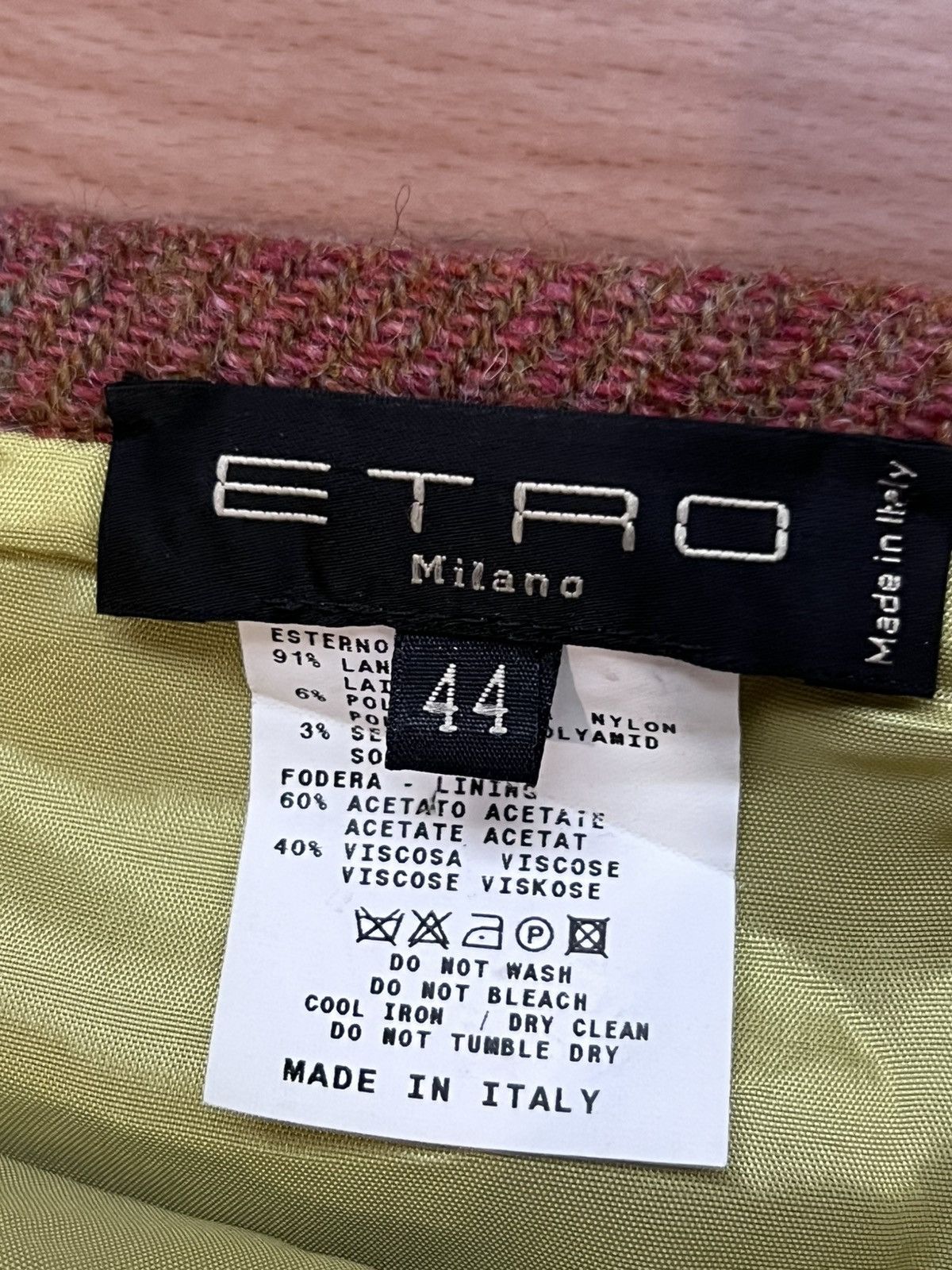 Etro Rare Etro Milano Midi Skirt Floral Print Women’s Size 44 EU Size 30" / US 8 / IT 44 - 3 Thumbnail