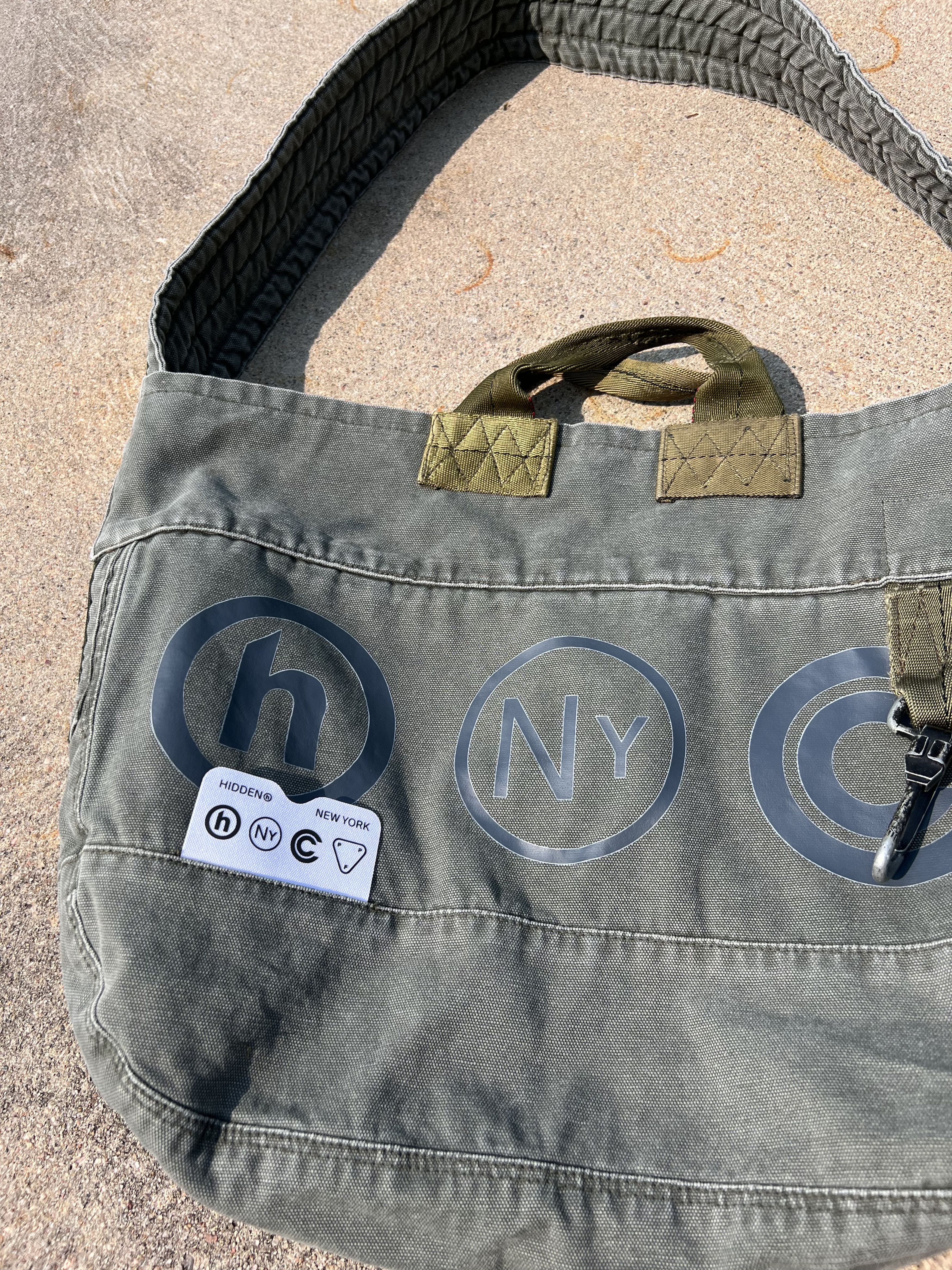HIDDEN Hidden NY Gems 23 Stonewash Military Newsboy Bag Size ONE SIZE - 2 Thumbnail