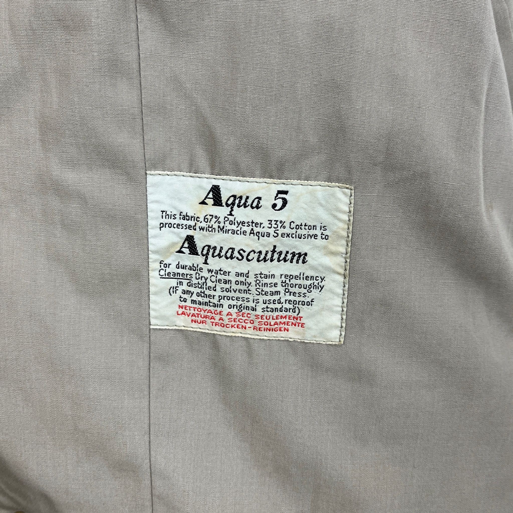 Aquascutum Trench Aquascutum Cotone Aqua 5 – 48 IT Size US M / EU 48-50 / 2 - 6 Thumbnail