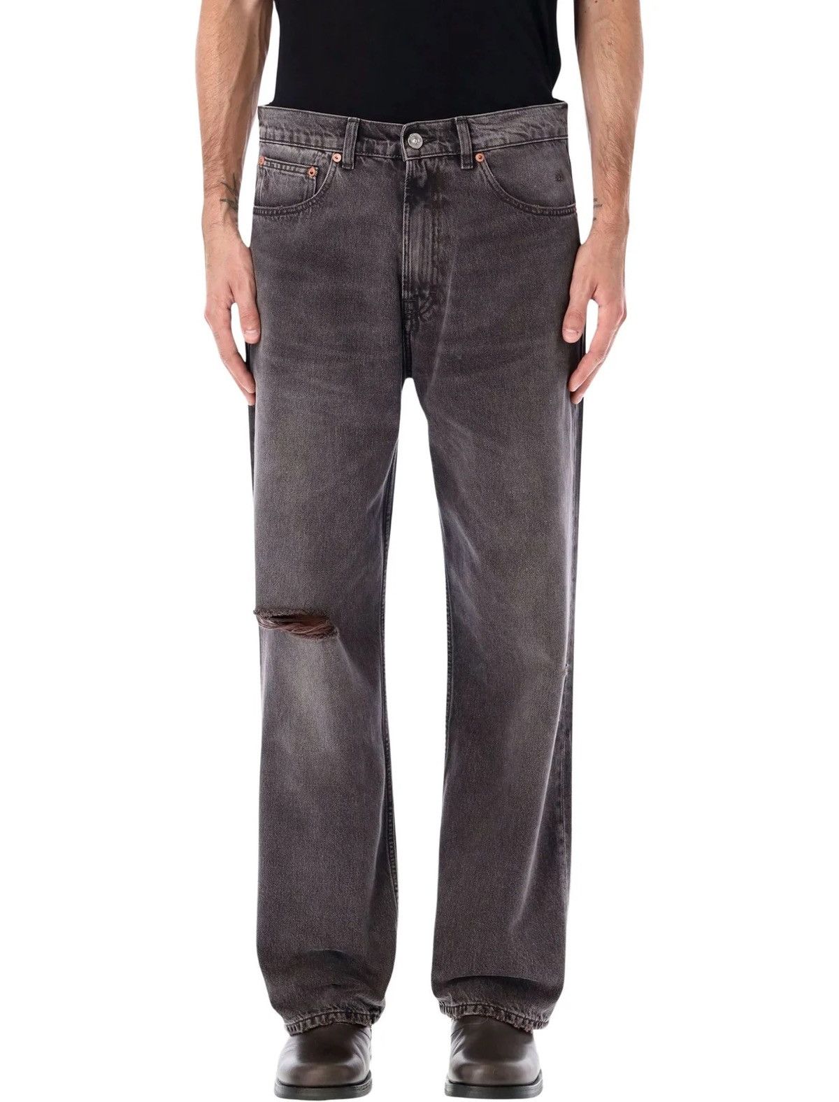 Our Legacy Our Legacy Third Cut Denim Highway Coffee Ripped Jeans Size US 30 / EU 46 - 2 Thumbnail