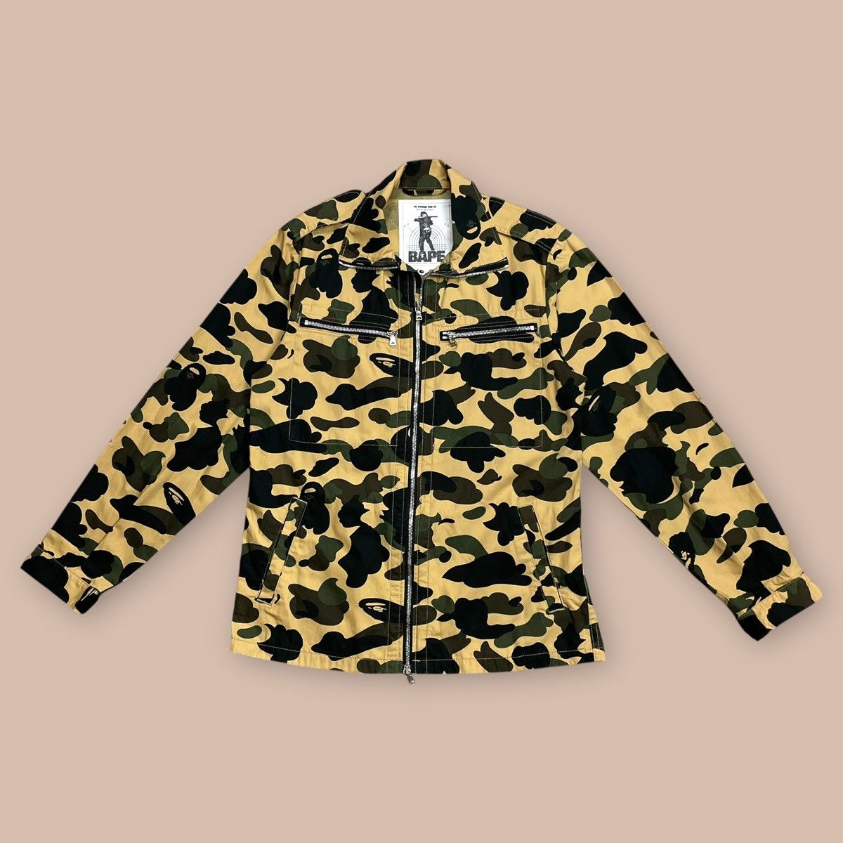 Bape OG2000's BAPE 1st Camo L/S Zip Up Jacket Size US M / EU 48-50 / 2 - 4 Thumbnail