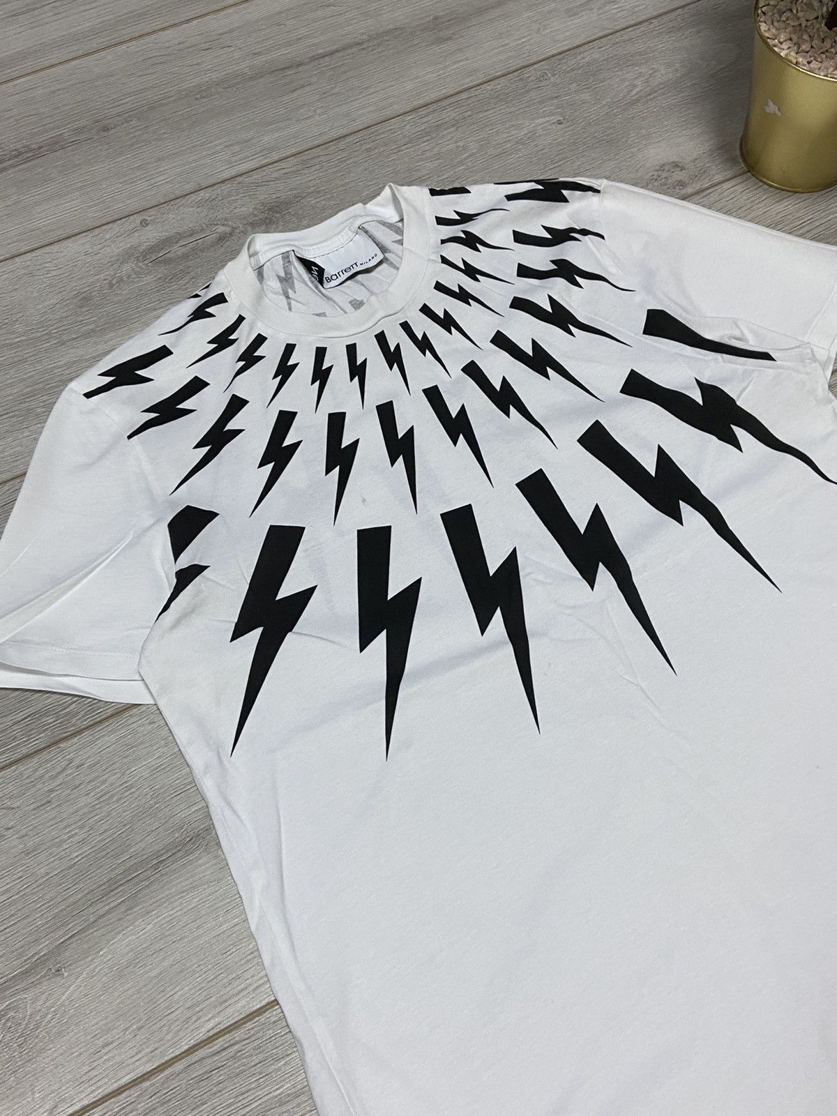Neil Barrett Neil Barrett Lightning Bolt Print T Shirt Size US M / EU 48-50 / 2 - 3 Thumbnail