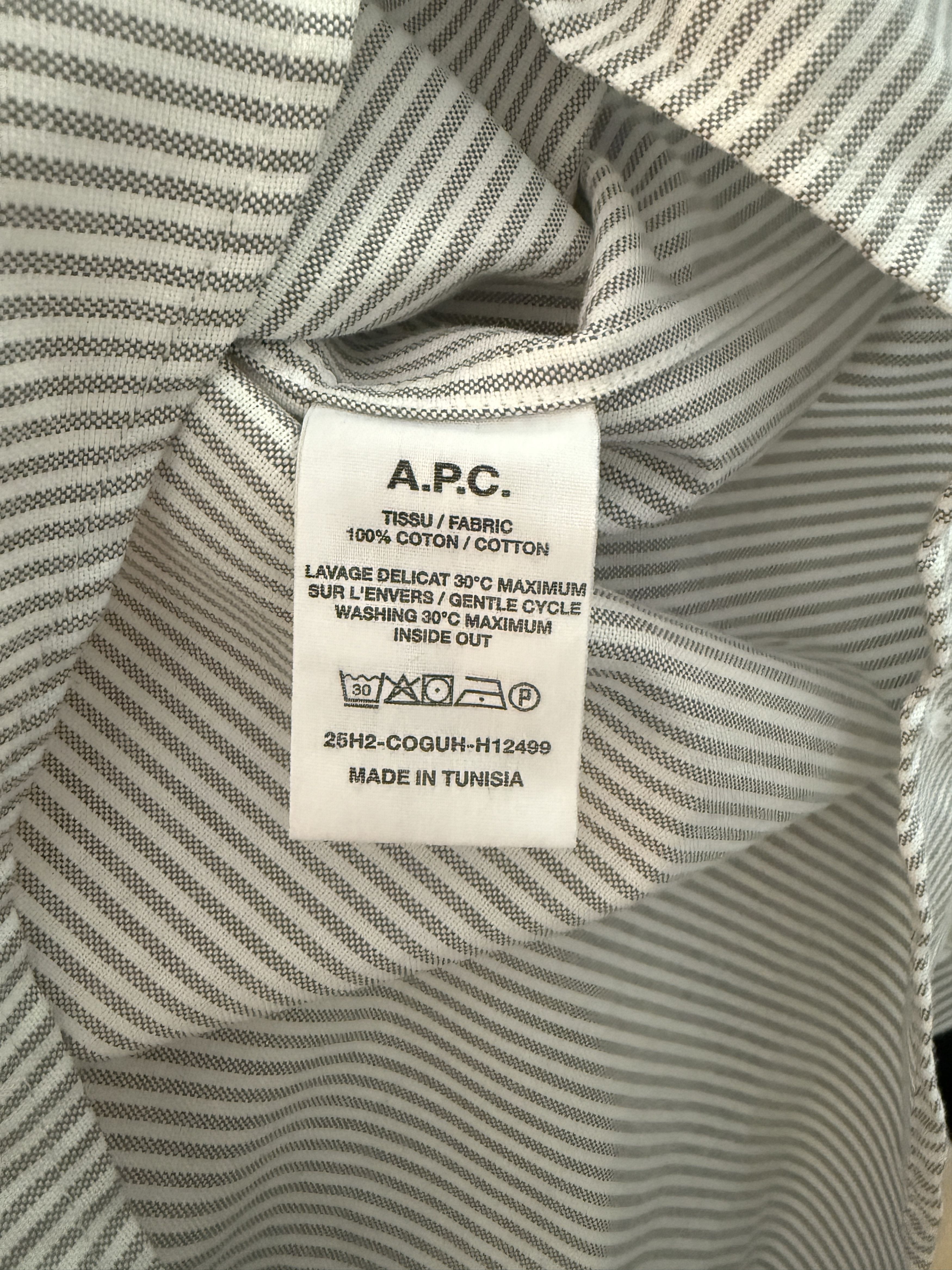 A.P.C. A.P.C. Greg Oxford Button Down Shirt - Gray Grey Size US XS / EU 42 / 0 - 9 Thumbnail