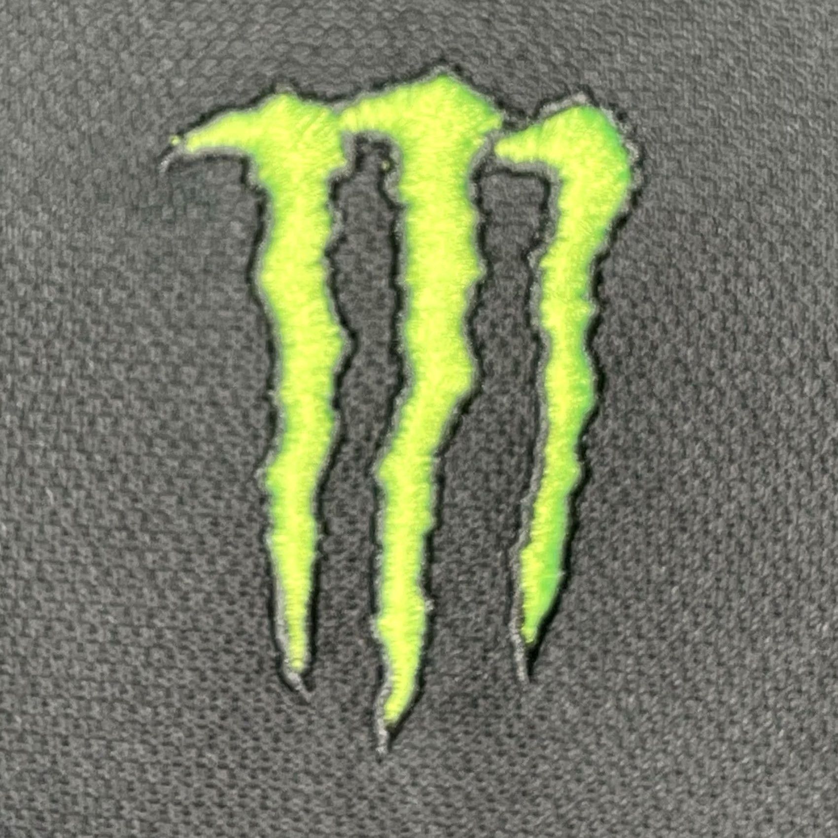 Vintage Monster Energy Polo Black Shirt Buttoned Down Mens Medium Size US M / EU 48-50 / 2 - 2 Thumbnail