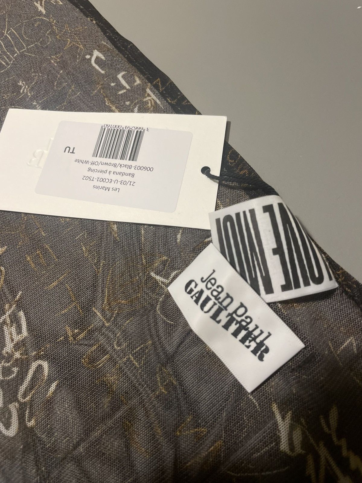 Jean Paul Gaultier Jean Paul Gaultier Piercing Bandana Size ONE SIZE - 7 Thumbnail