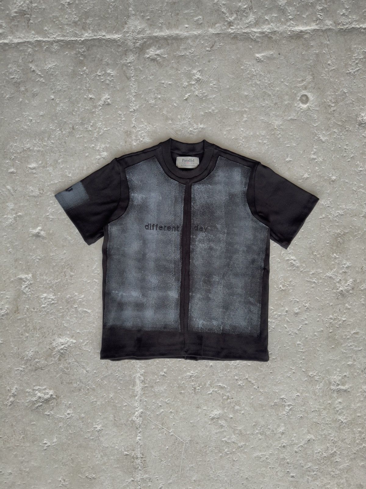 image of 1 Of 1 Different Day T Shirt Playboi Carti A Cold Wall Type in Black, Men's (Size Large)