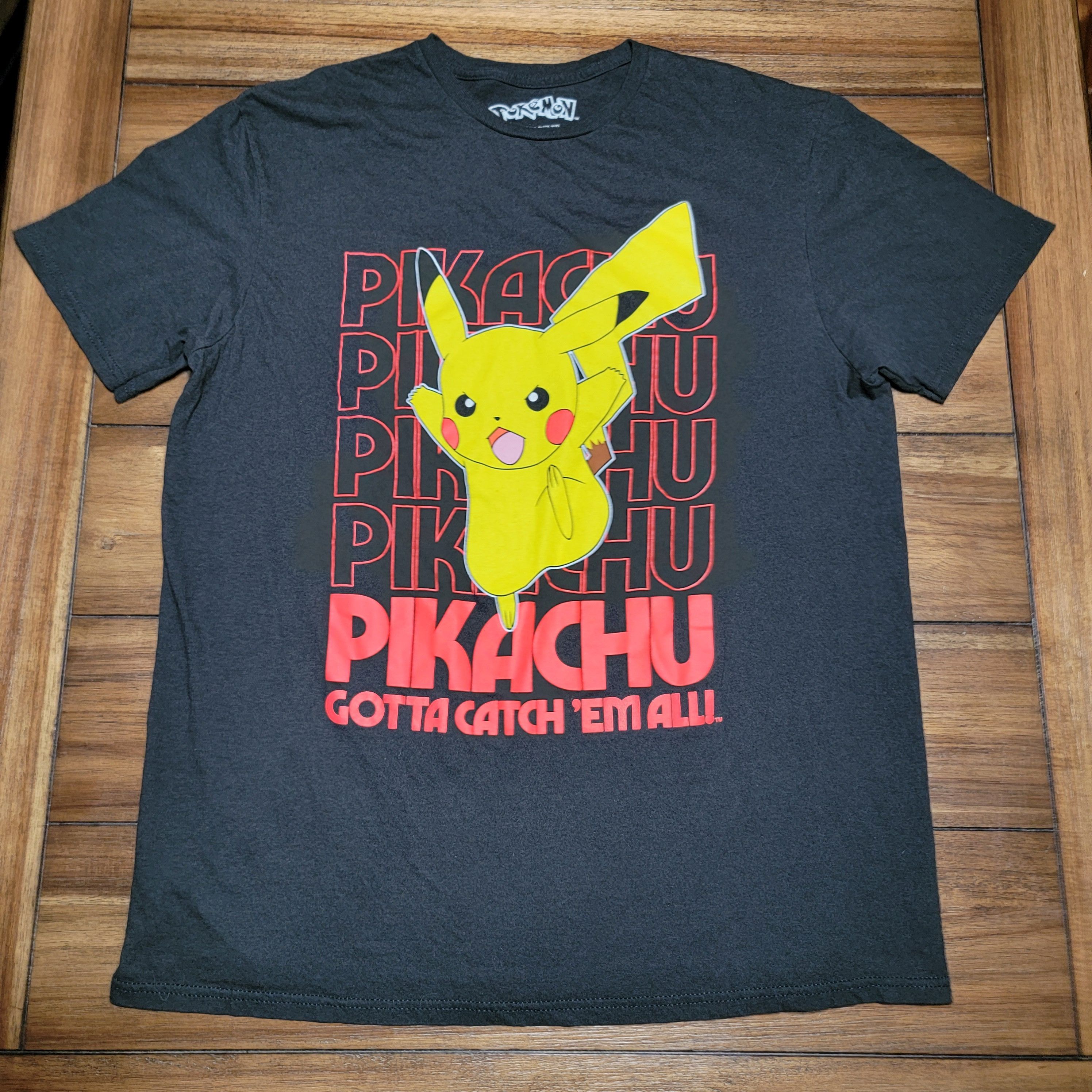 Pokemon Pokemon SS Unisex Tee "Pikachu Gotta Catch 'Em All" - XL* Size US XL / EU 56 / 4 - 1 Thumbnail