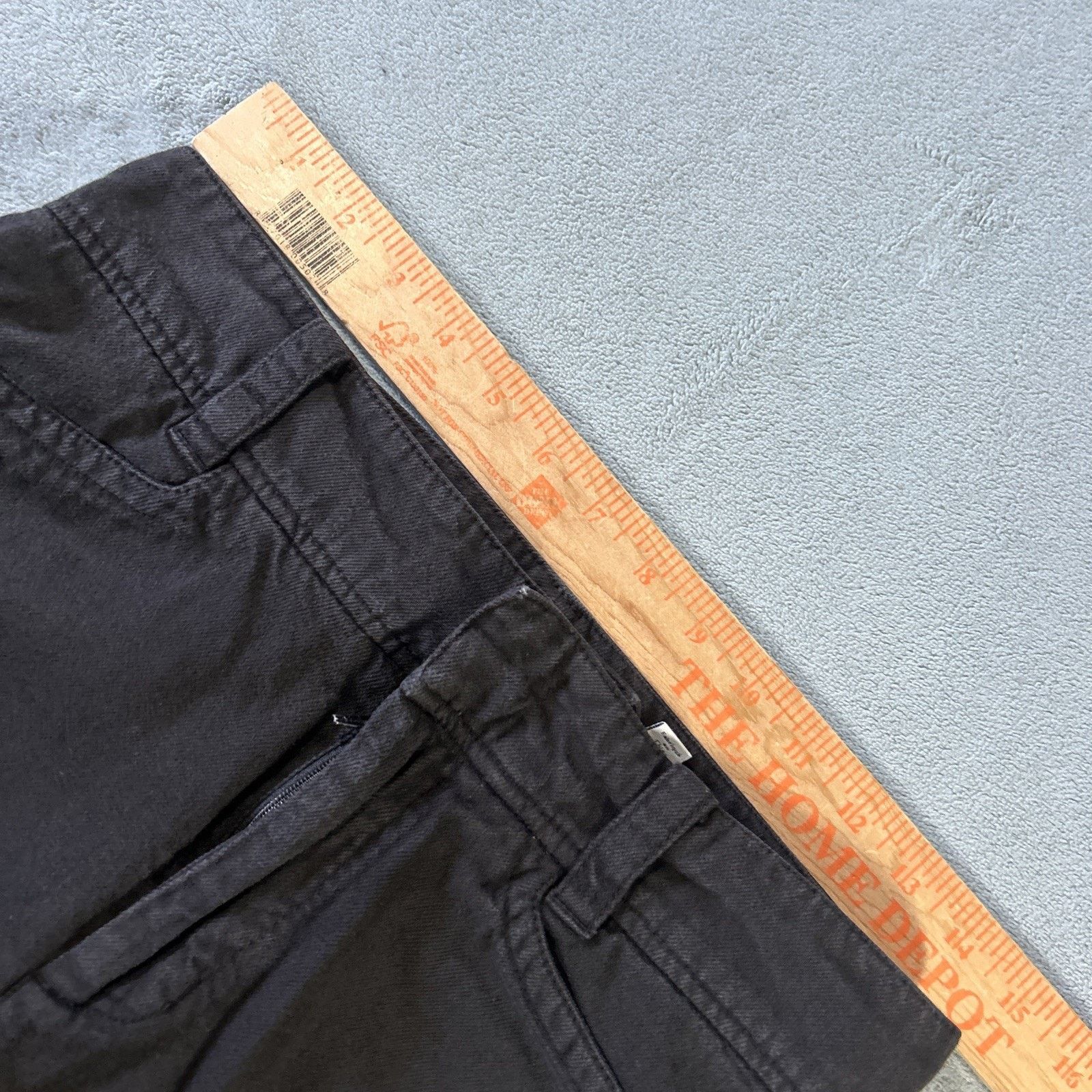 Vince Beyond Baggy Linen Jeans Womens 4 29x28 Hamilton Wide Black Size 27" / US 4 / IT 40 - 10 Thumbnail