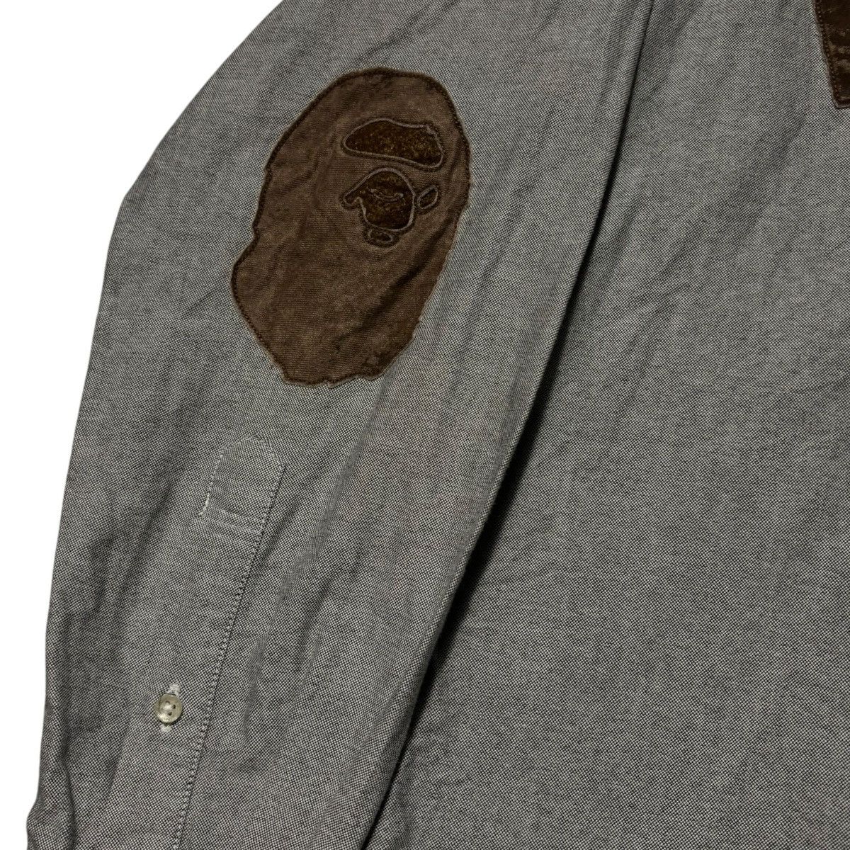 Bape 00s Bape velours patch elbow logo shirts archive nigo Size US L / EU 52-54 / 3 - 10 Thumbnail