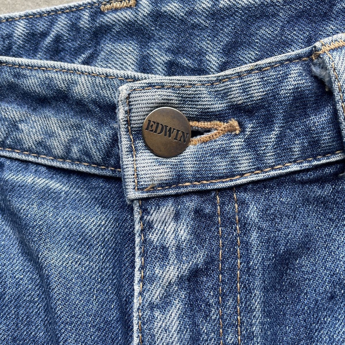 Edwin Vintage Edwin Distressed Jeans Denim Faded Pants W29 Size US 29 - 6 Thumbnail