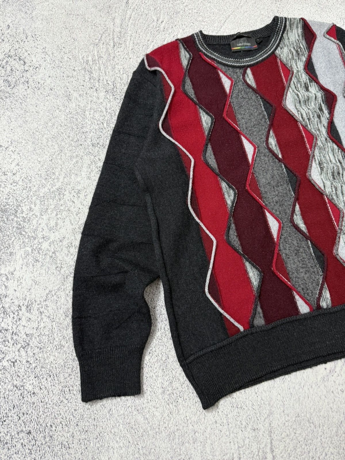 Carlo Colucci × Coogi × Vintage Vintage Carlo Colucci Coogi Style Sweater Size US L / EU 52-54 / 3 - 3 Thumbnail