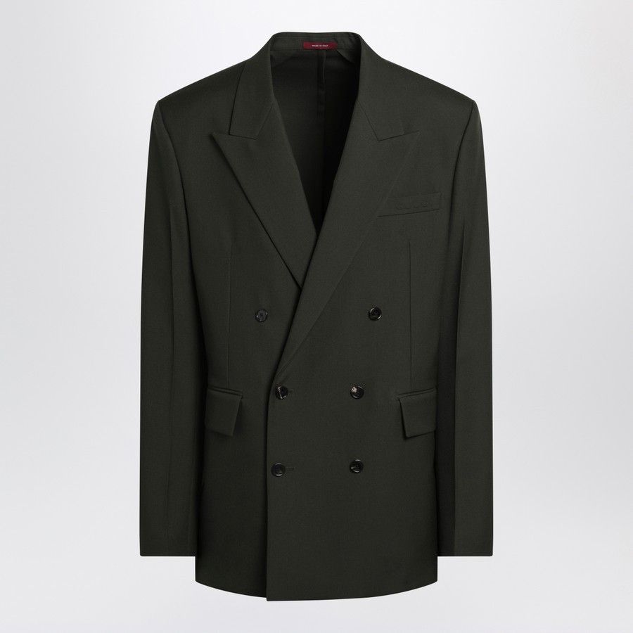 Gucci o1d2blof0425 Double-breasted Jacket in Military Green Size US M / EU 48-50 / 2 - 1 Thumbnail