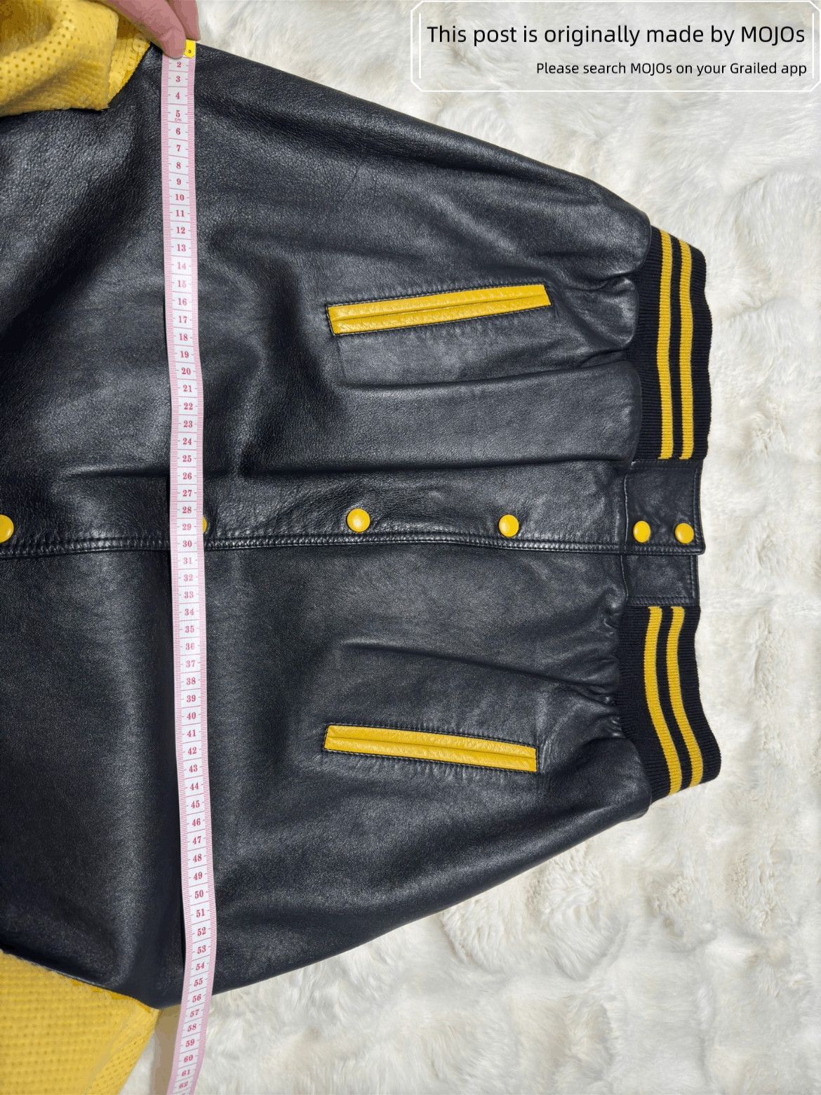 Celine Sz 50 Celine Scale Sleeves Leather Jacket Size US M / EU 48-50 / 2 - 7 Thumbnail