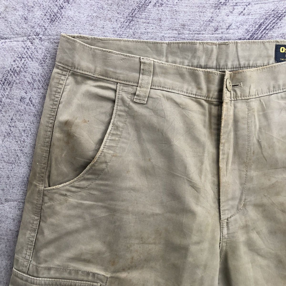 Japanese Brand × Oshkosh × Vintage Faded Cargo Pants OshKosh With 6 Pocket Size US 33 - 6 Thumbnail