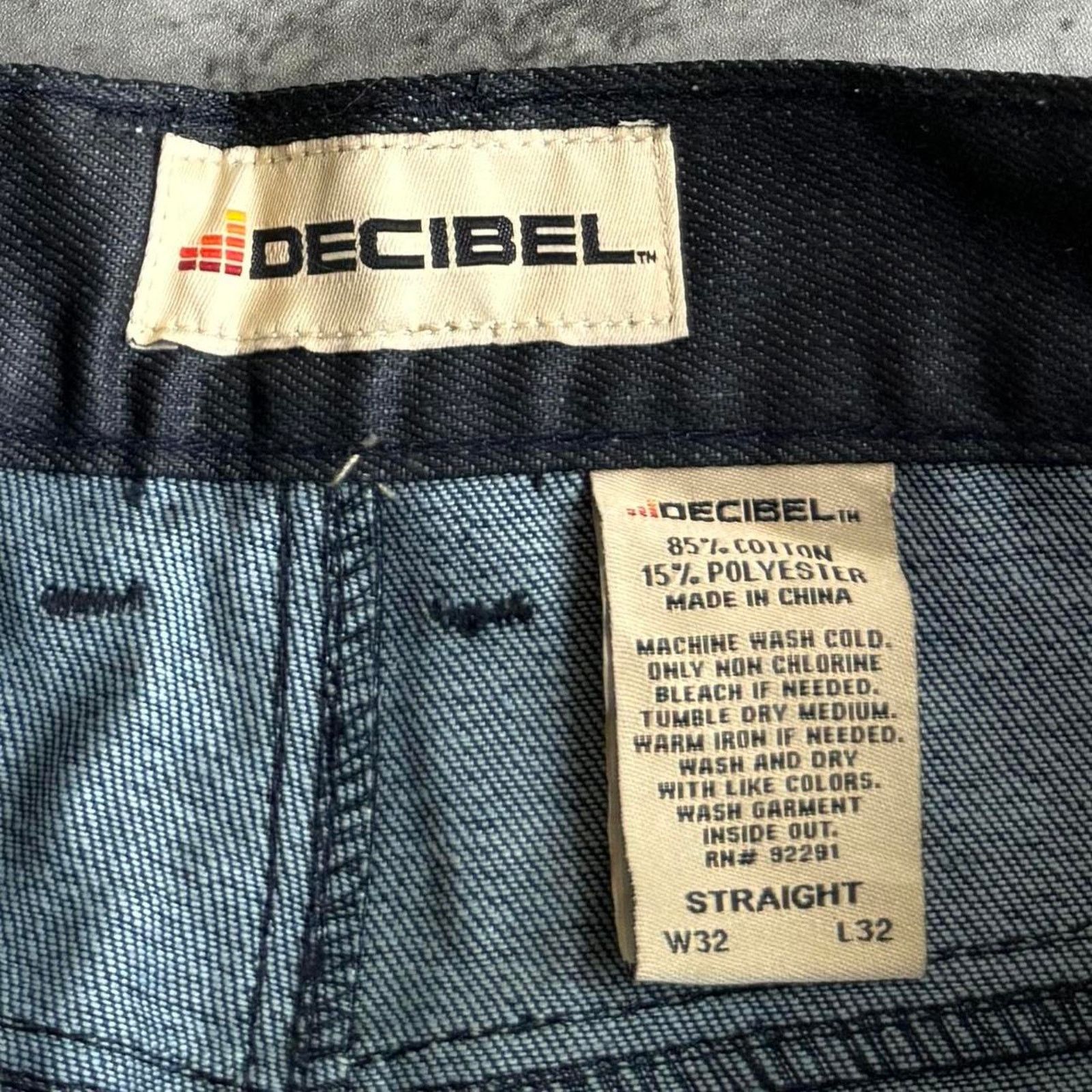 Decibel × Japanese Brand × Vintage Vintage Y2K Decibel Grunge Opium Starched Cargo Tech Jeans Size US 32 / EU 48 - 4 Thumbnail