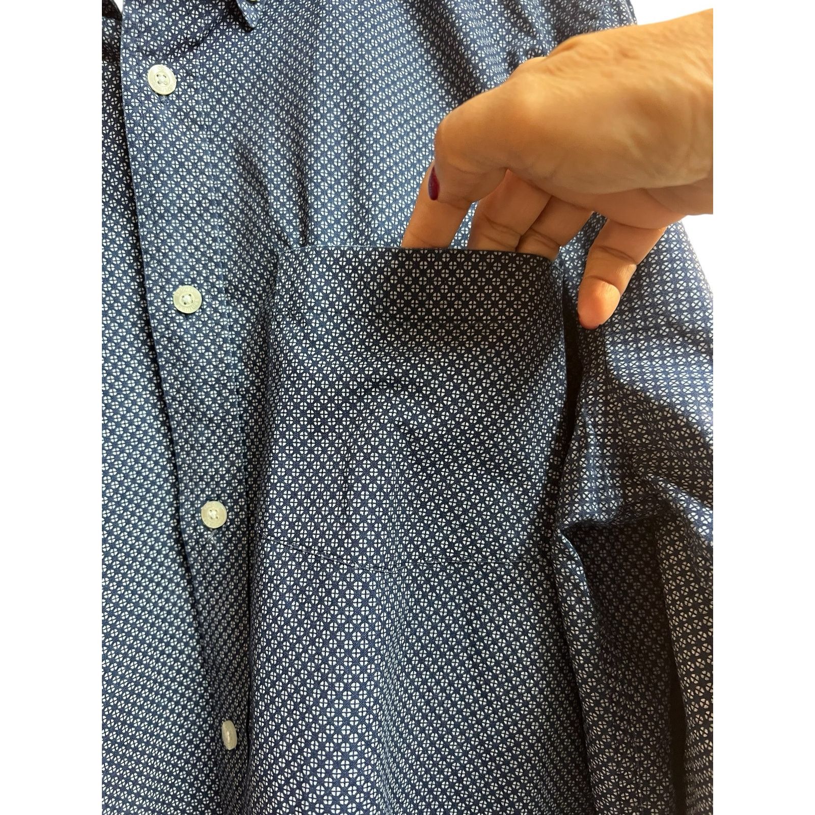 Brooks Brothers Brooks Brothers Red Fleece Cotton Blue White Long Sleeve Size US L / EU 52-54 / 3 - 4 Thumbnail