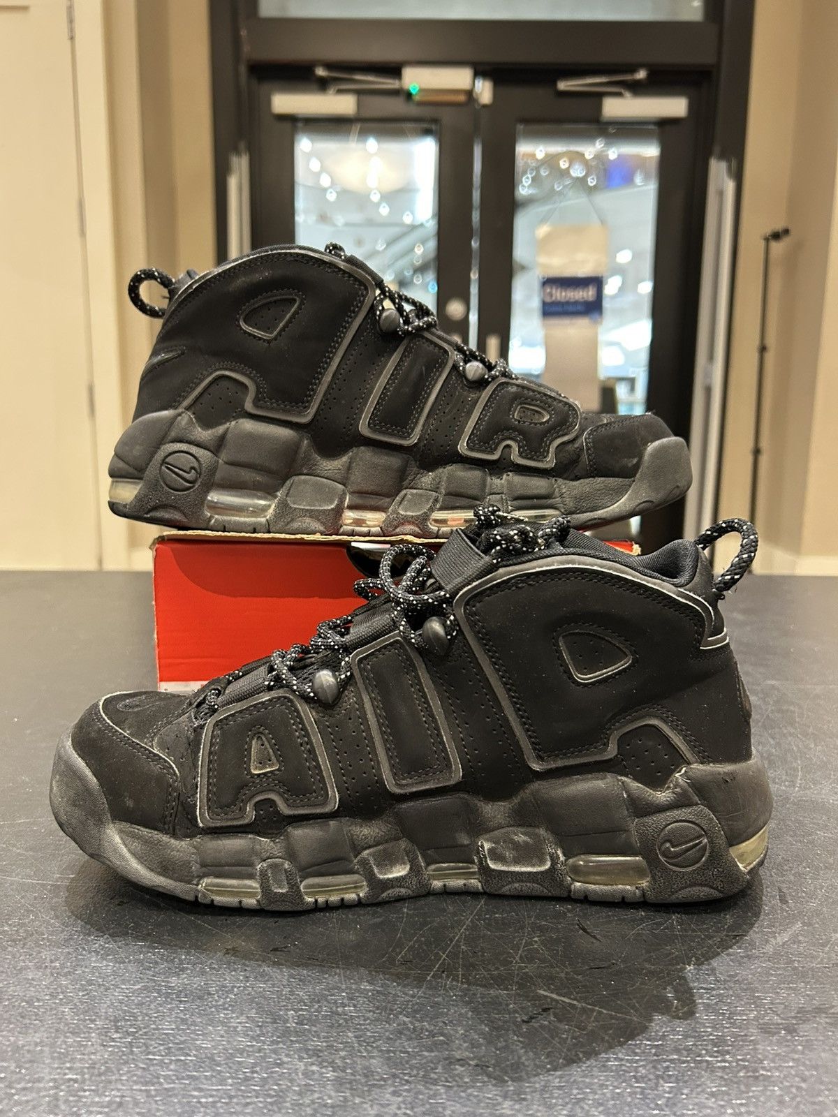 Nike Nike Air More Uptempo ‘Black Reflective’ Size US 9.5 / EU 42-43 - 2 Thumbnail