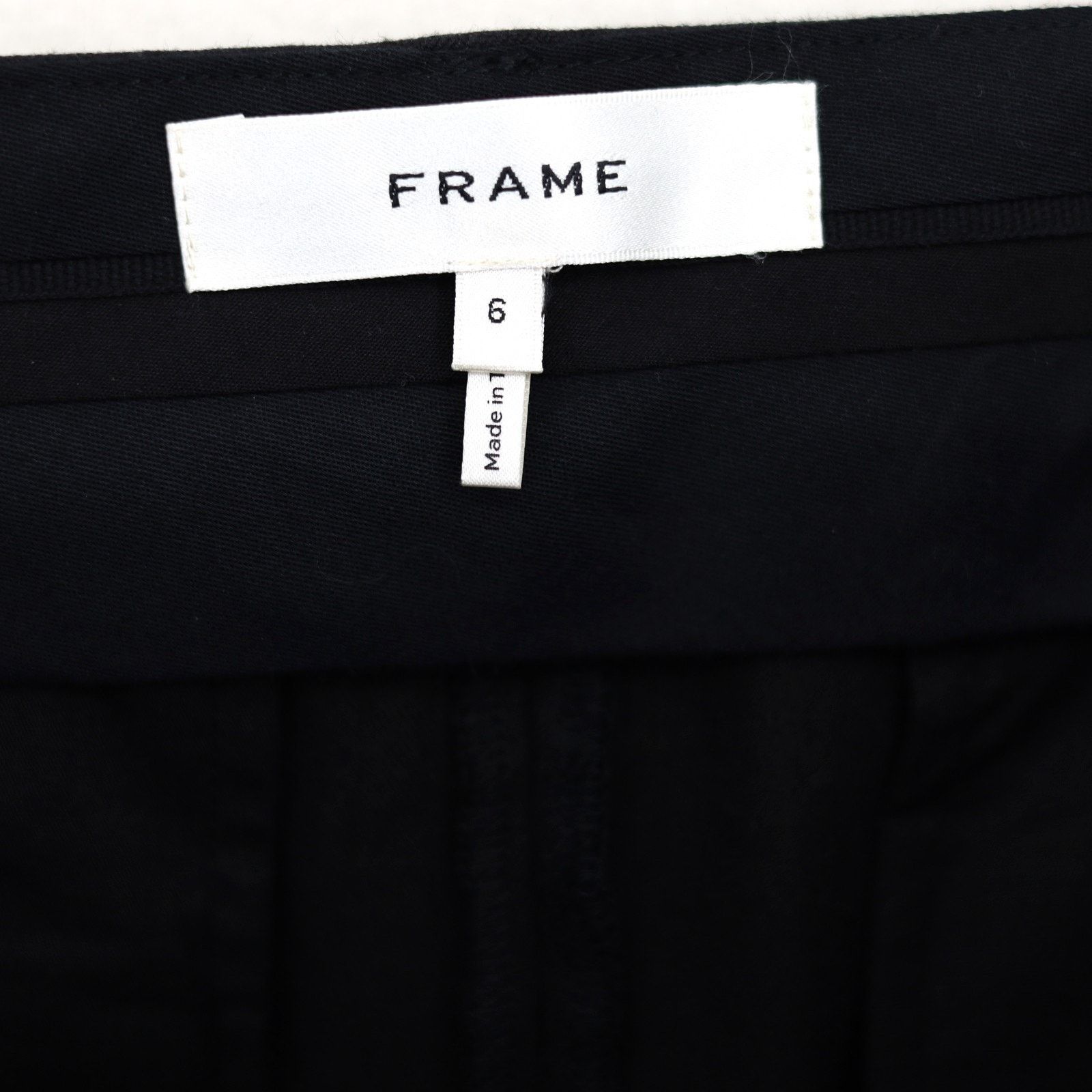 Frame Frame Women Black Cotton Twill Crop Flare Trouser Size US 6 Size 28" / US 6 / IT 42 - 9 Thumbnail