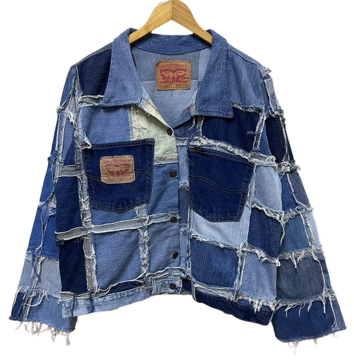 Hysteric Glamour × If Six Was Nine × Le Grande Bleu (L.G.B.) Reconstructed Levis Hagi Jeans Hysteric Glamour Jacket RARE Size US M / EU 48-50 / 2 - 1 Thumbnail