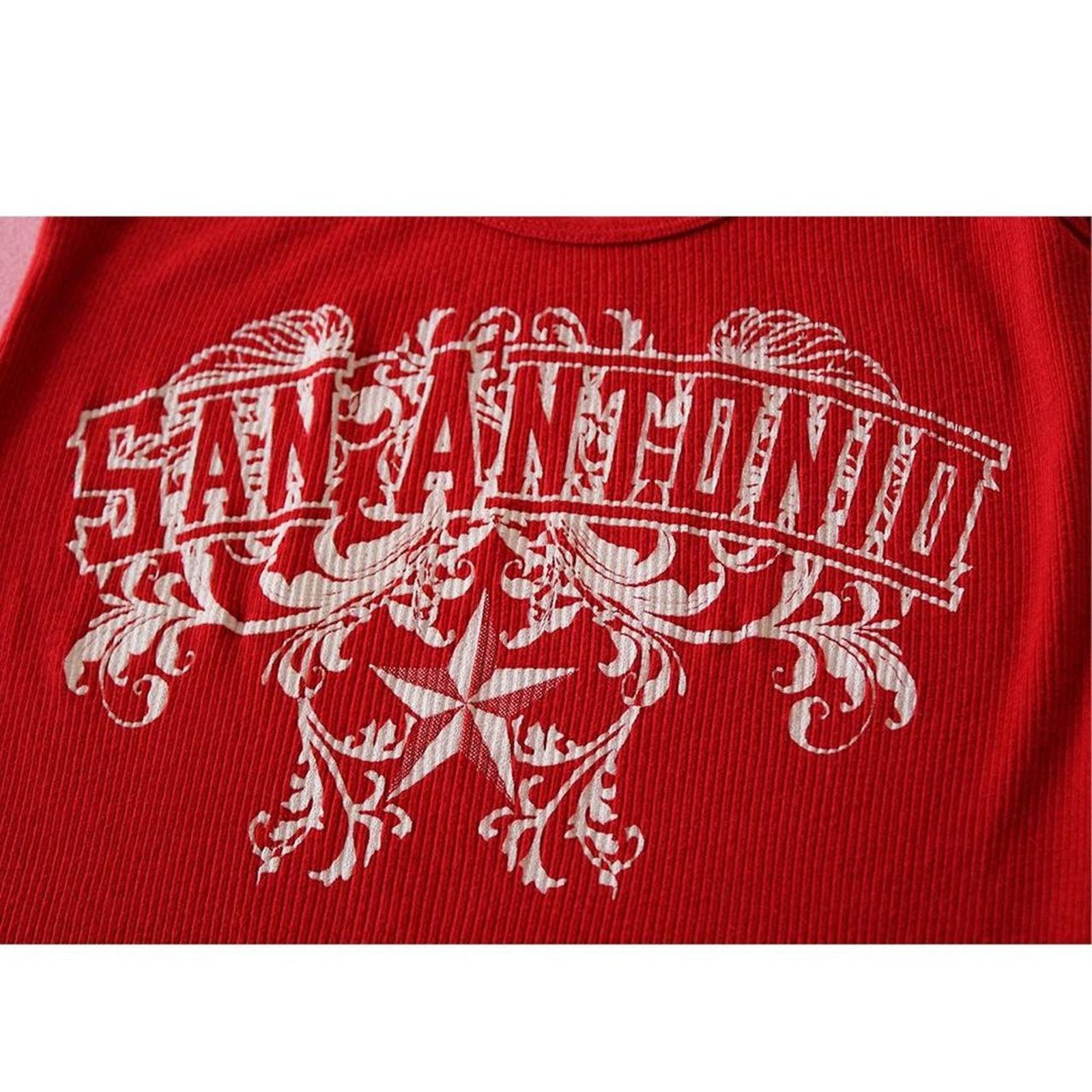 Vintage Red Vintage San Antonio Graphic Tank Top Size S / US 4 / IT 40 - 6 Thumbnail
