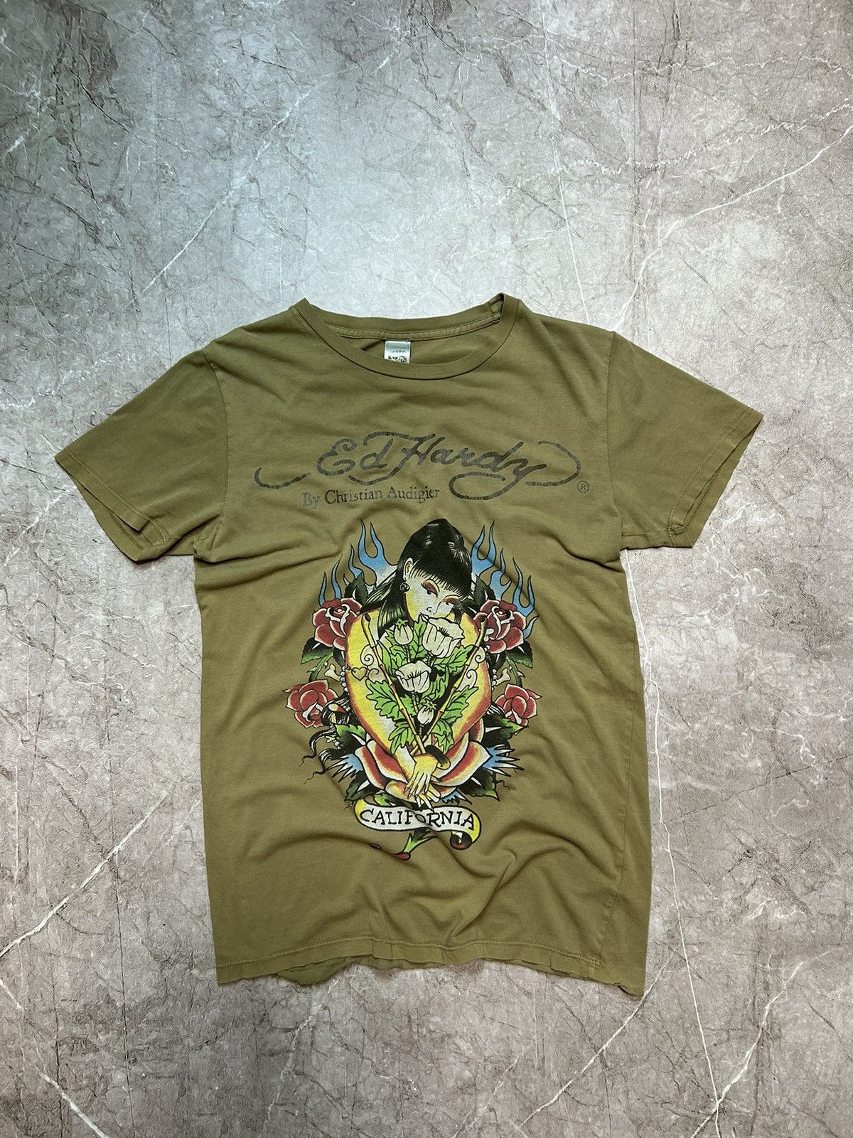 Ed Hardy Vintage 90's Ed Hardy Japanese Style Tattoo Y2K T-shirt Size US M / EU 48-50 / 2 - 3 Thumbnail