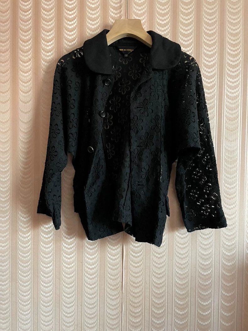 Comme Des Garcons Black Women's Cutout Jacket Lace Jacket