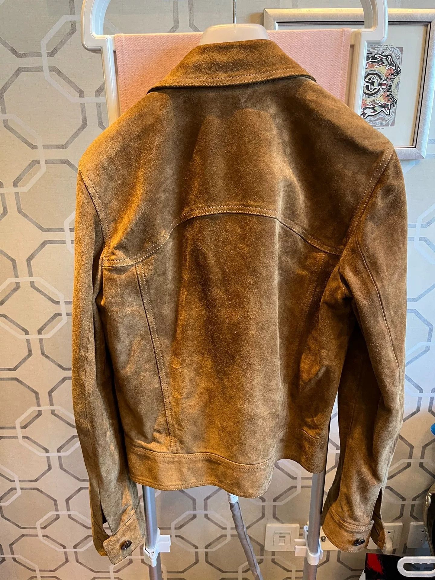 Saint Laurent Paris Saint Laurent SLP Runway Suede Slim Jacket Size US S / EU 44-46 / 1 - 3 Thumbnail