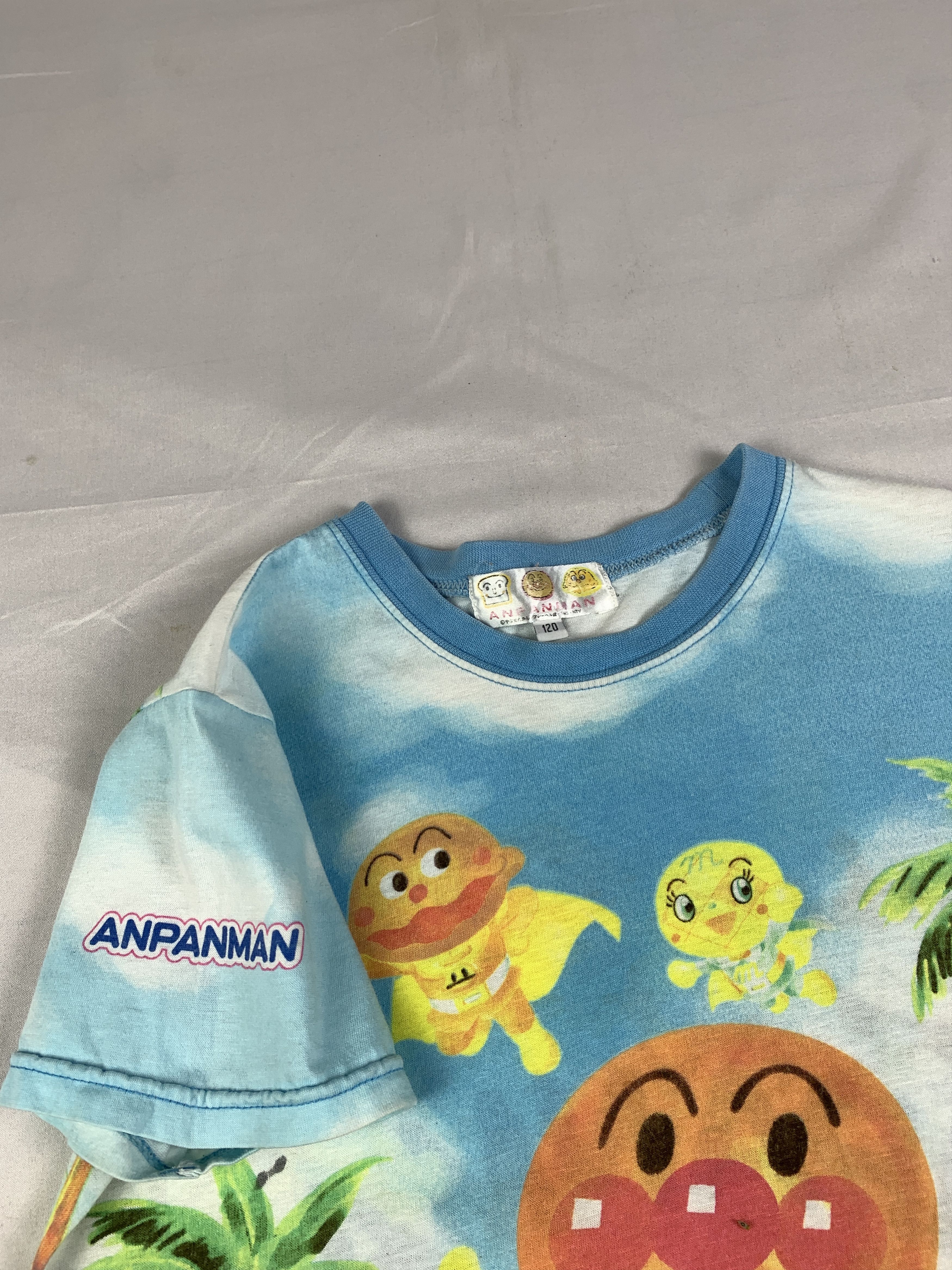 Anime 2000s Anpaman Anime Summer Graphic Baby Tee (S) Size S / US 4 / IT 40 - 6 Thumbnail