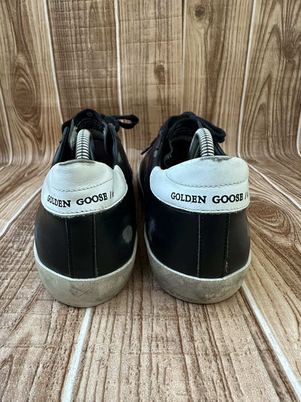 Golden Goose Golden Goose Superstar GGDB Black Leather Lowtop Sneakers Size US 9 / EU 42 - 15 Thumbnail