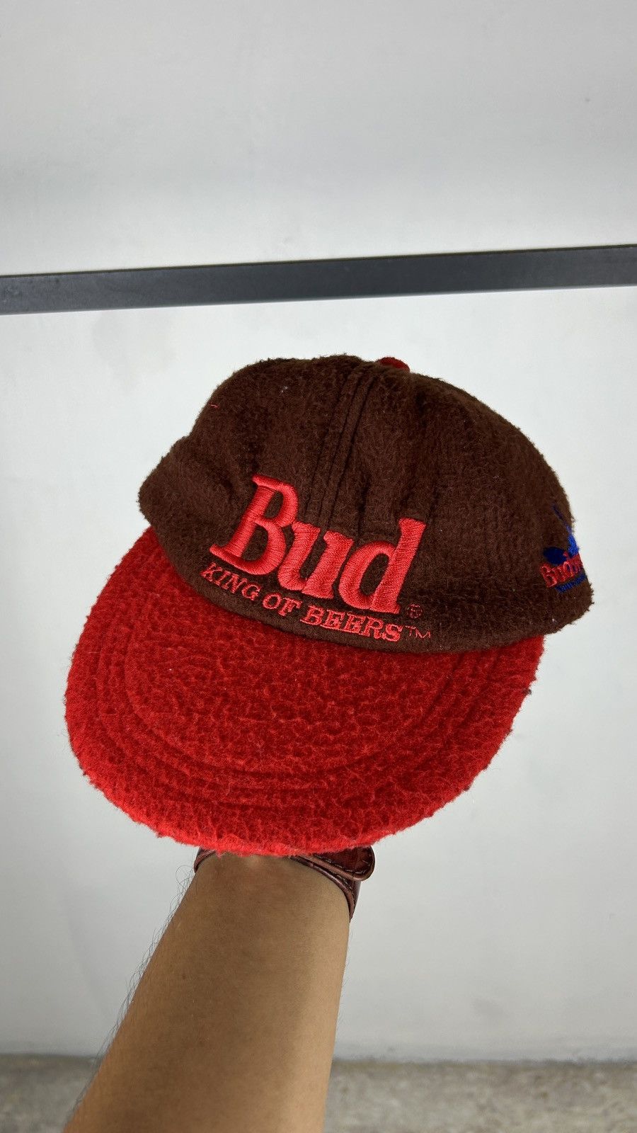 Budweiser × Vintage 1990s Budweiser Wool Cap Size ONE SIZE - 2 Thumbnail