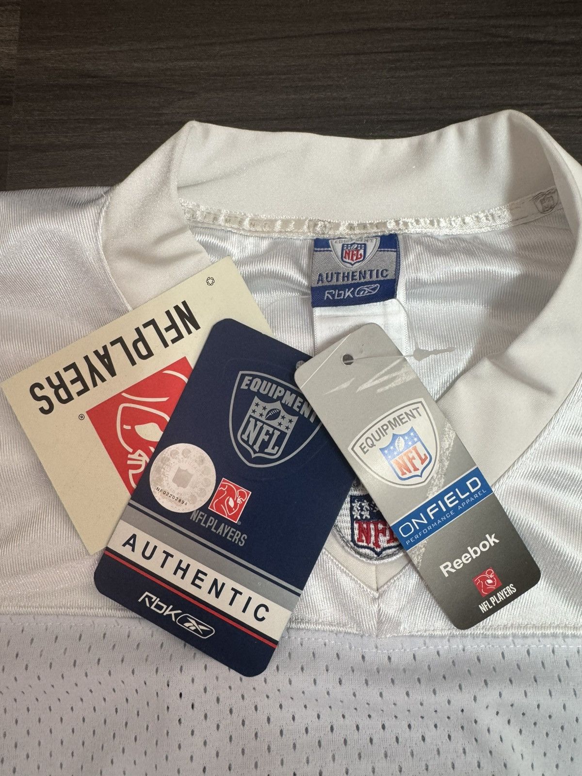 Reebok New York Jets Brett Favre #4 NFL Away Stitched Jersey Size US XL / EU 56 / 4 - 4 Thumbnail
