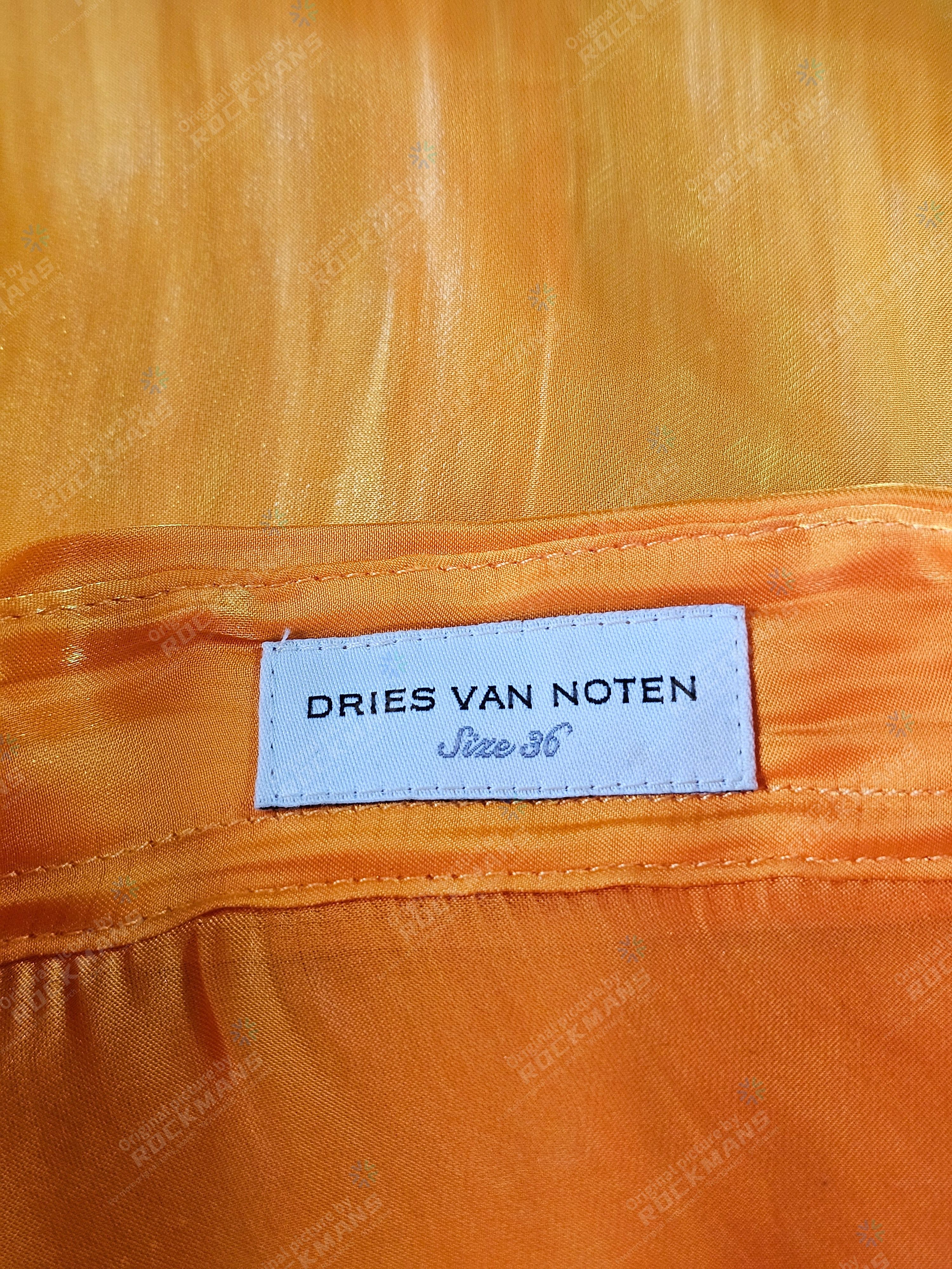 Dries Van Noten Dries Van Noten Unisex Metallic Crinkled-satin Shirt 36 Size M / US 6-8 / IT 42-44 - 4 Thumbnail