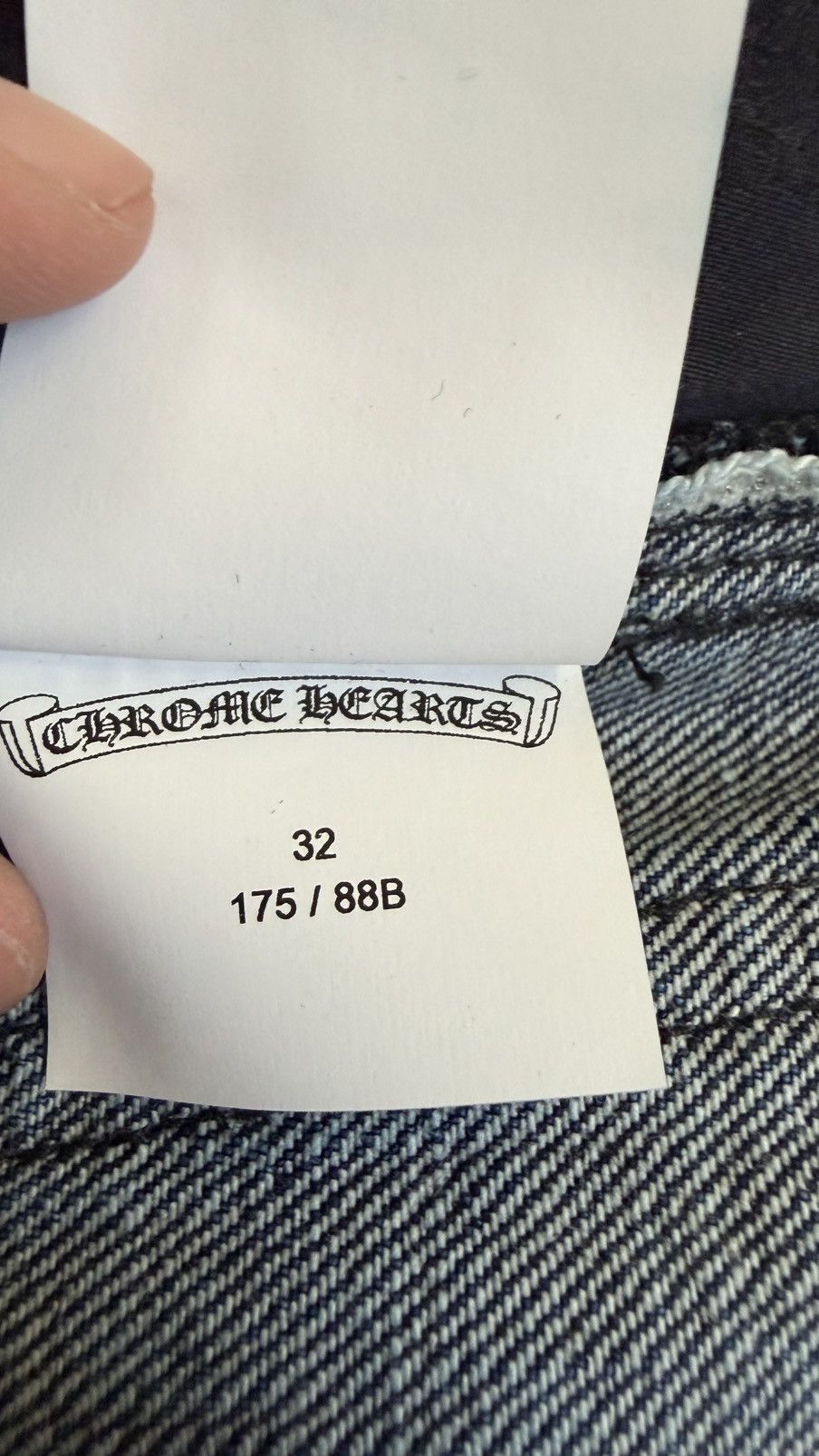 Chrome Hearts RARE!!Chrome Hearts Turbo Diesel Cross Patch Carpenter Jeans Size US 32 / EU 48 - 22 Thumbnail