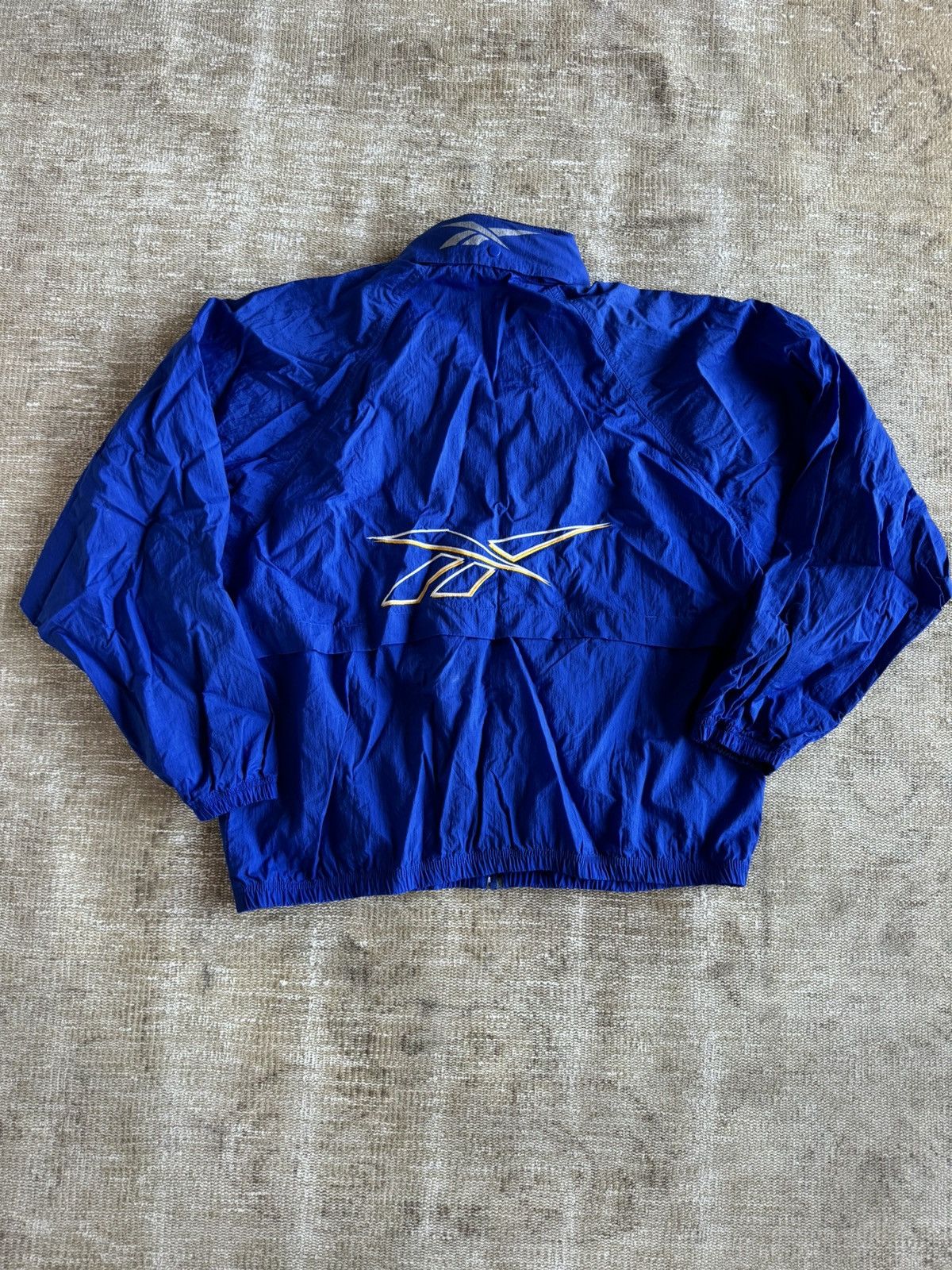 Reebok Vintage 90s Reebok windbreaker track jacket blue Size US L / EU 52-54 / 3 - 1 Thumbnail