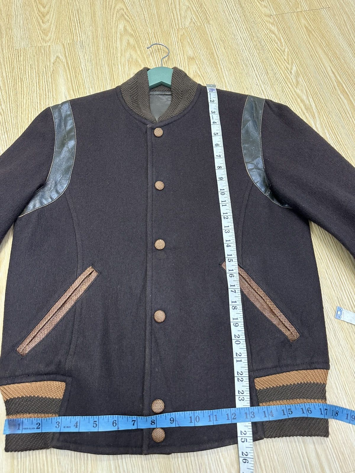 PPFM PPFM Wool Varsity Jacket Saint Laurent Style Jacket MJ48 Size US S / EU 44-46 / 1 - 11 Thumbnail